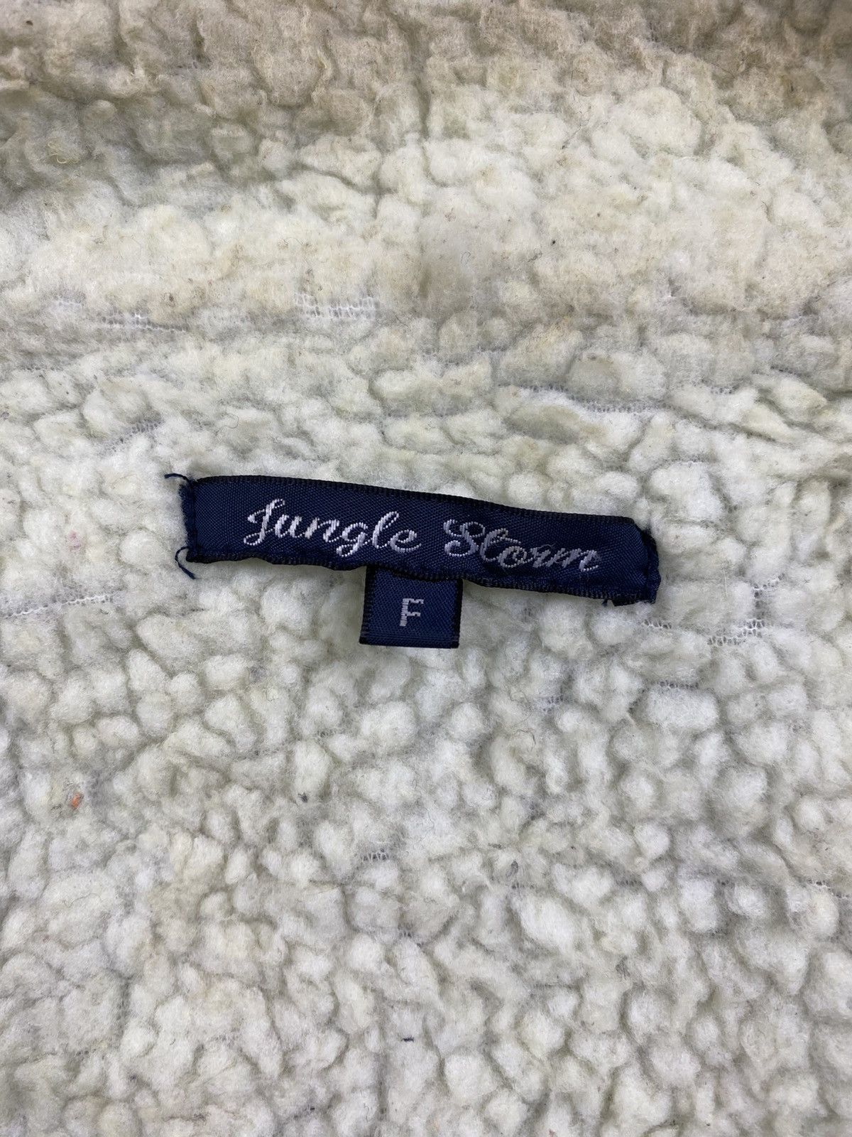 Issey Miyake Jungle Storm Denim Blue Multipocket Sherpa Denim Jacket Size US L / EU 52-54 / 3 - 10 Thumbnail