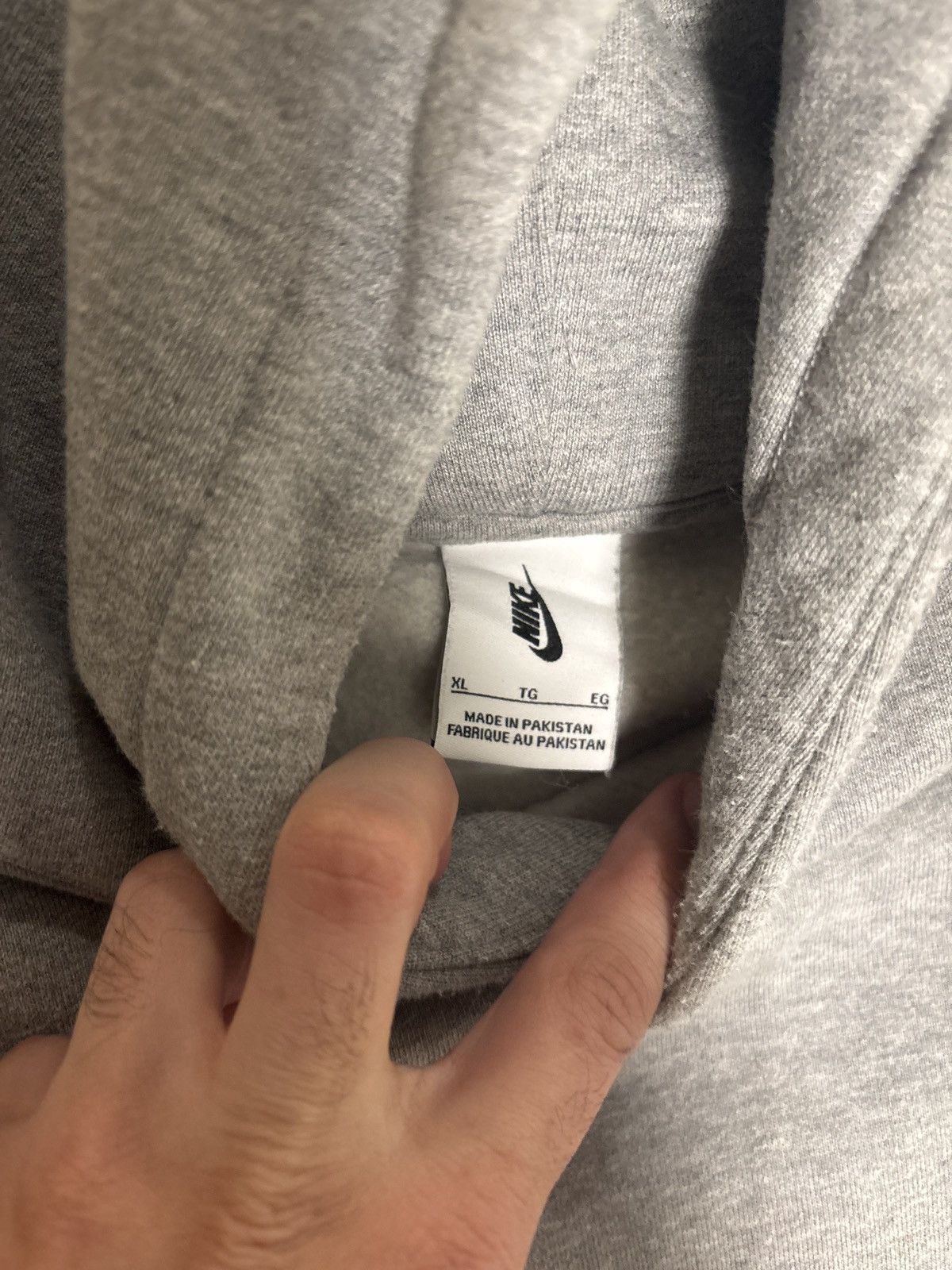 Nike Nike swoosh check hoodie Size US XL / EU 56 / 4 - 4 Thumbnail