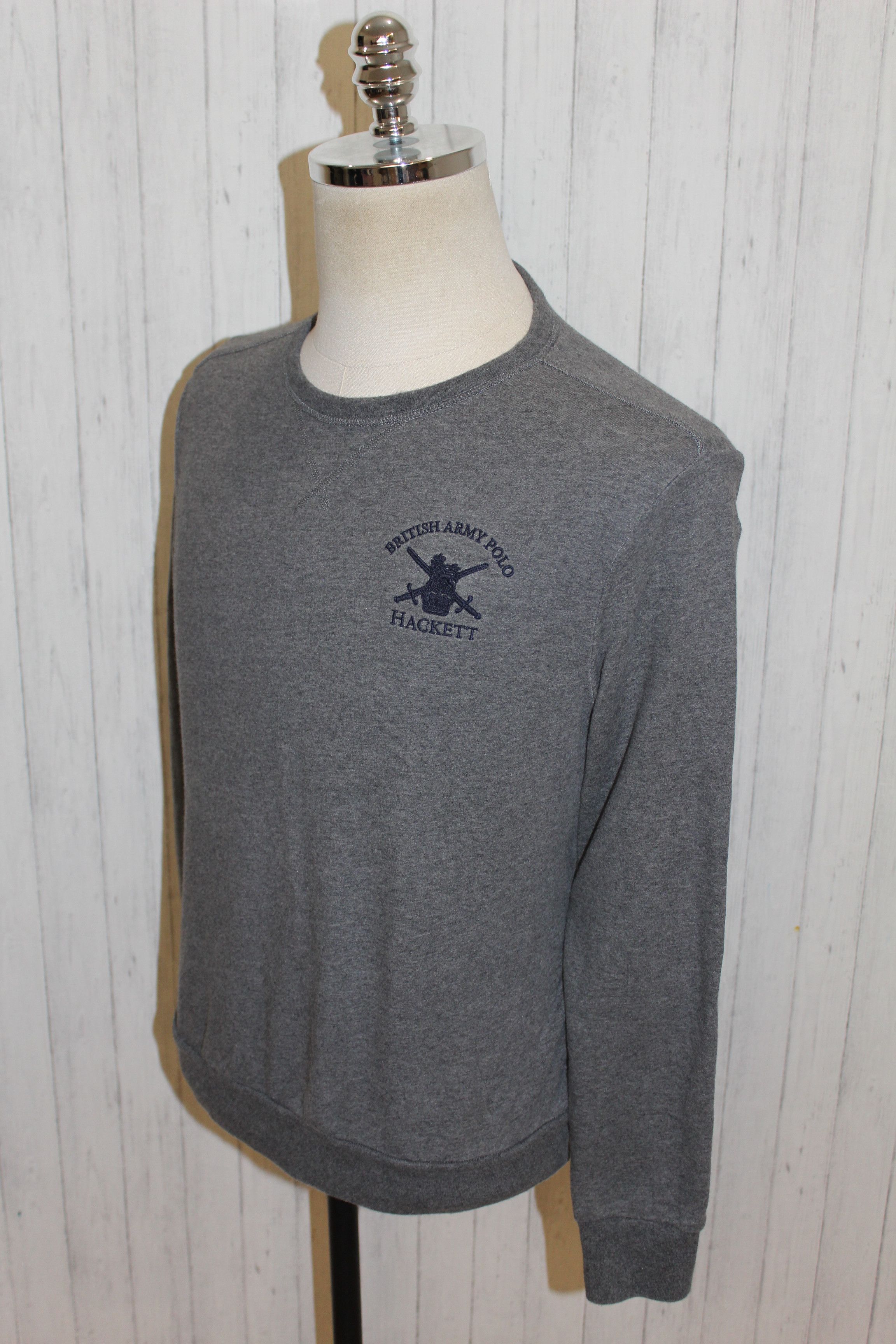 Hackett Men's Hackett Big Logo Gray Sweatshirt Size M Size US M / EU 48-50 / 2 - 2 Thumbnail