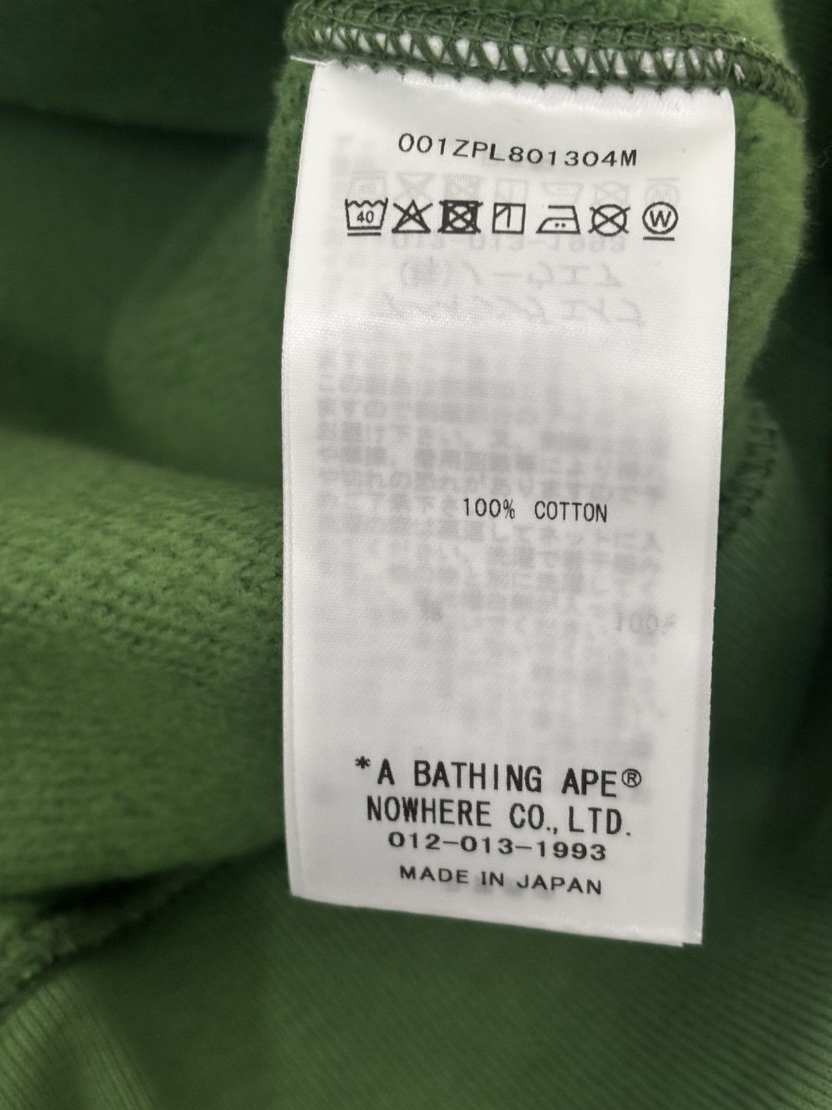Bape Authentic ape bape shark full zip hoodie green L new Size US L / EU 52-54 / 3 - 9 Thumbnail
