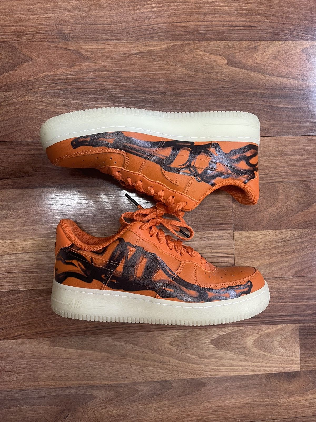 Nike Footwear Skeleton Orange Af1 Nike Air Force Orange Skeleton