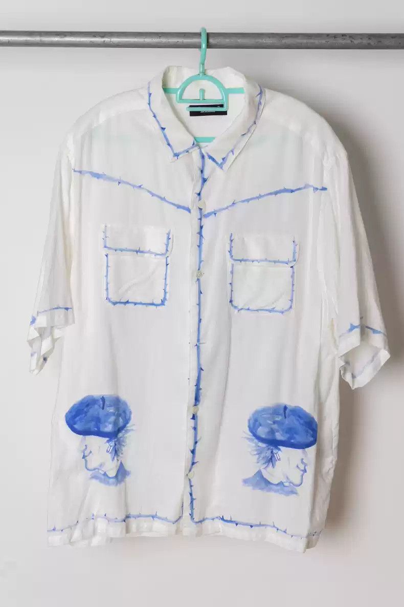 トップス UNDERCOVER 21SS open collar shirts Open Collar Shirt | HalfSlv | Pattern | UNDERCOVER | GU US