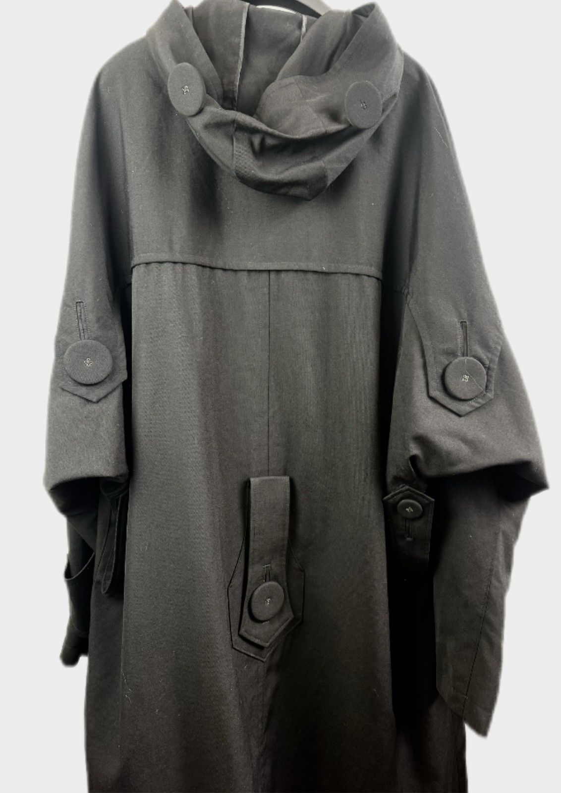 Yohji Yamamoto Yohji Yamamoto 80’ hoodie coat Size US M / EU 48-50 / 2 - 2 Thumbnail