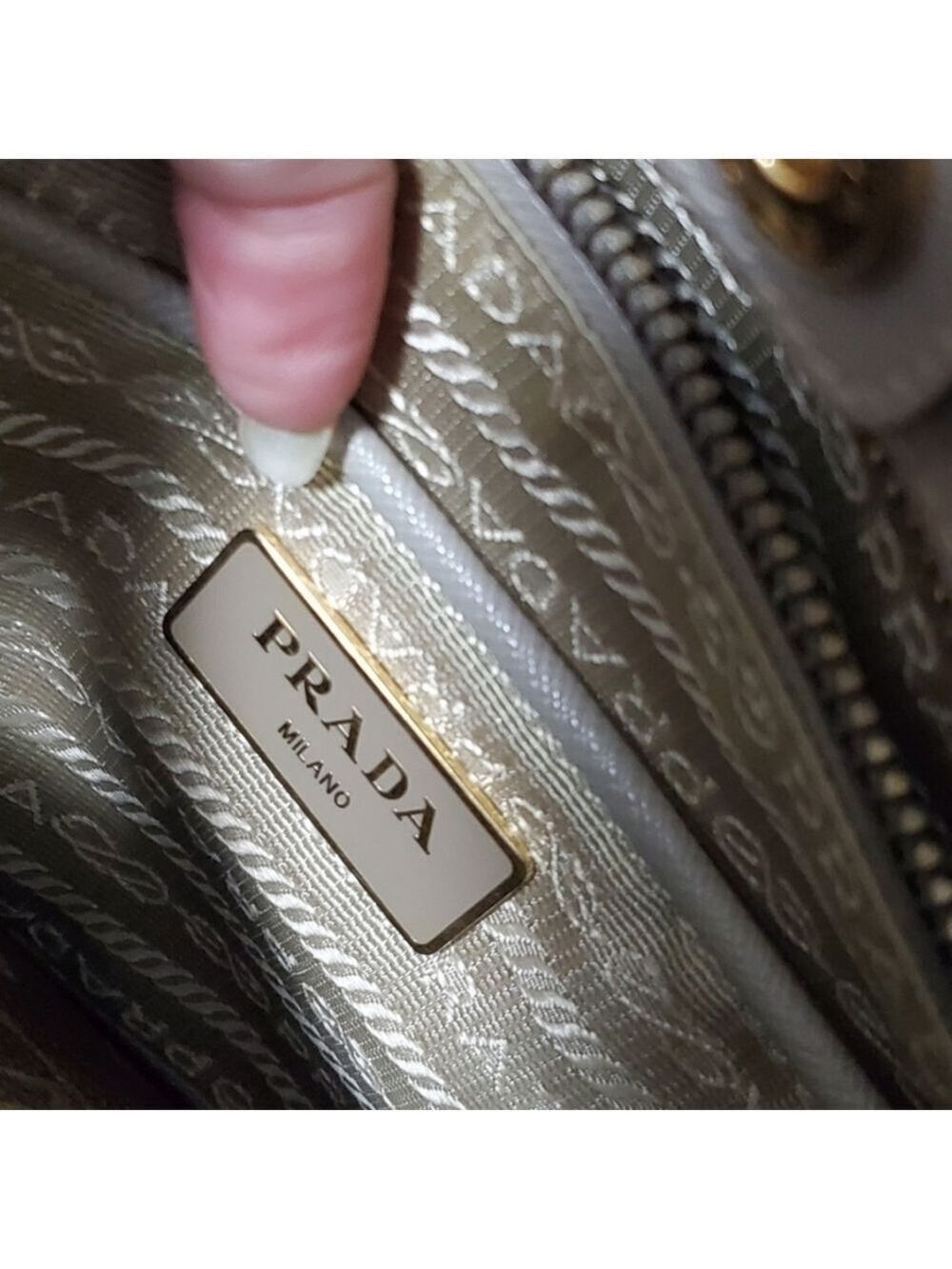 Prada Authentic Prada Saffiano Lux Bicolour Tote Bag Size ONE SIZE - 11 Thumbnail