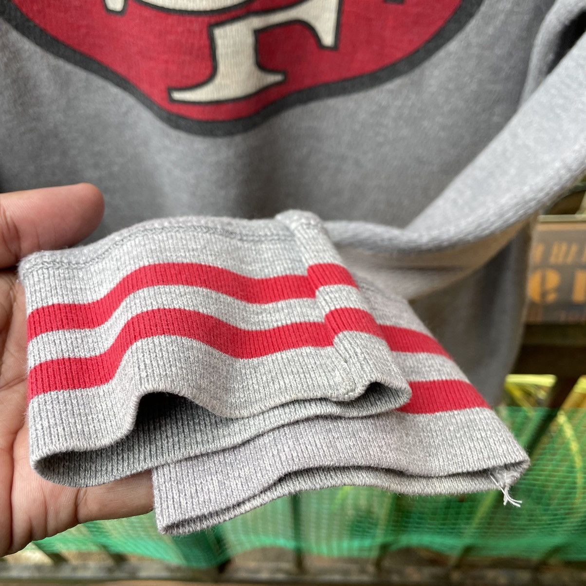 NFL × Vintage 🔥NFL San Francisco 49ers Big Logo Waffle Long Sleeves Shirts Size US S / EU 44-46 / 1 - 7 Thumbnail