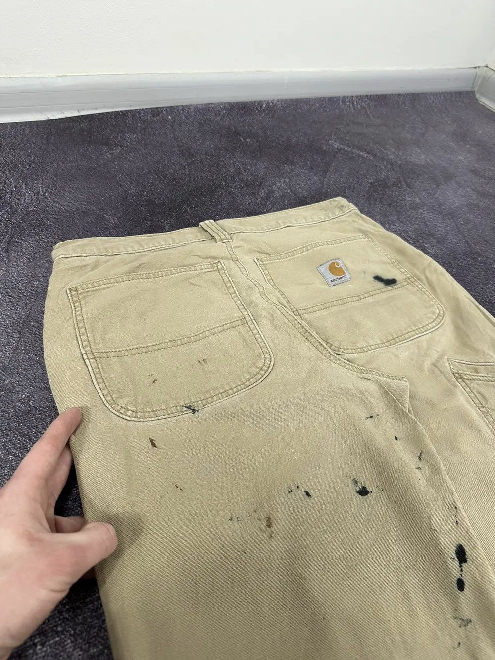 Carhartt Vintage Carhartt USA Carpenter Distressed Y2K Work Pants Size US 32 / EU 48 - 6 Thumbnail
