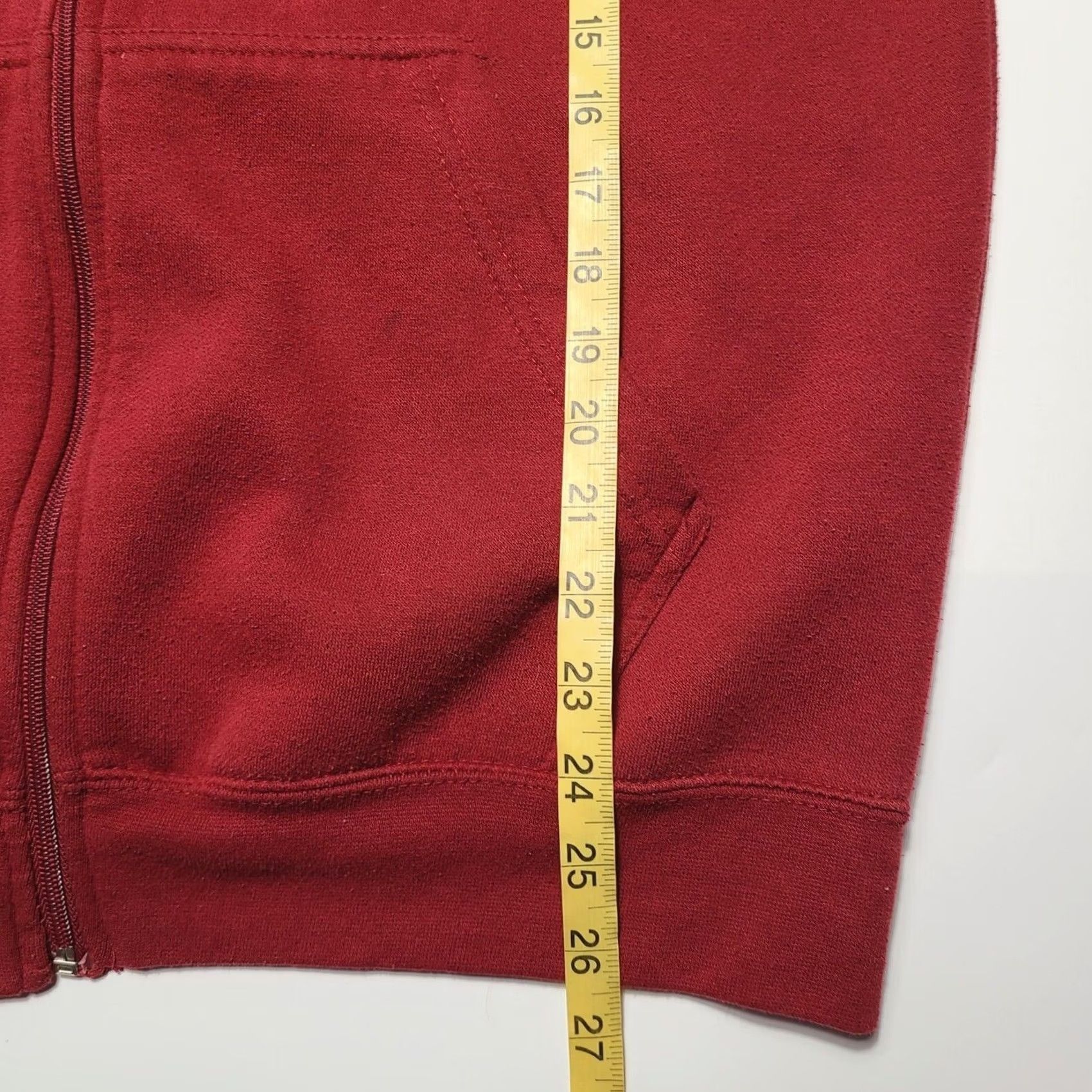 Realtree VINTAGE Realtree by Northern Outpost Full Zip Maroon Hoodie Women's Medium Embroidered Size M / US 6-8 / IT 42-44 - 6 Thumbnail