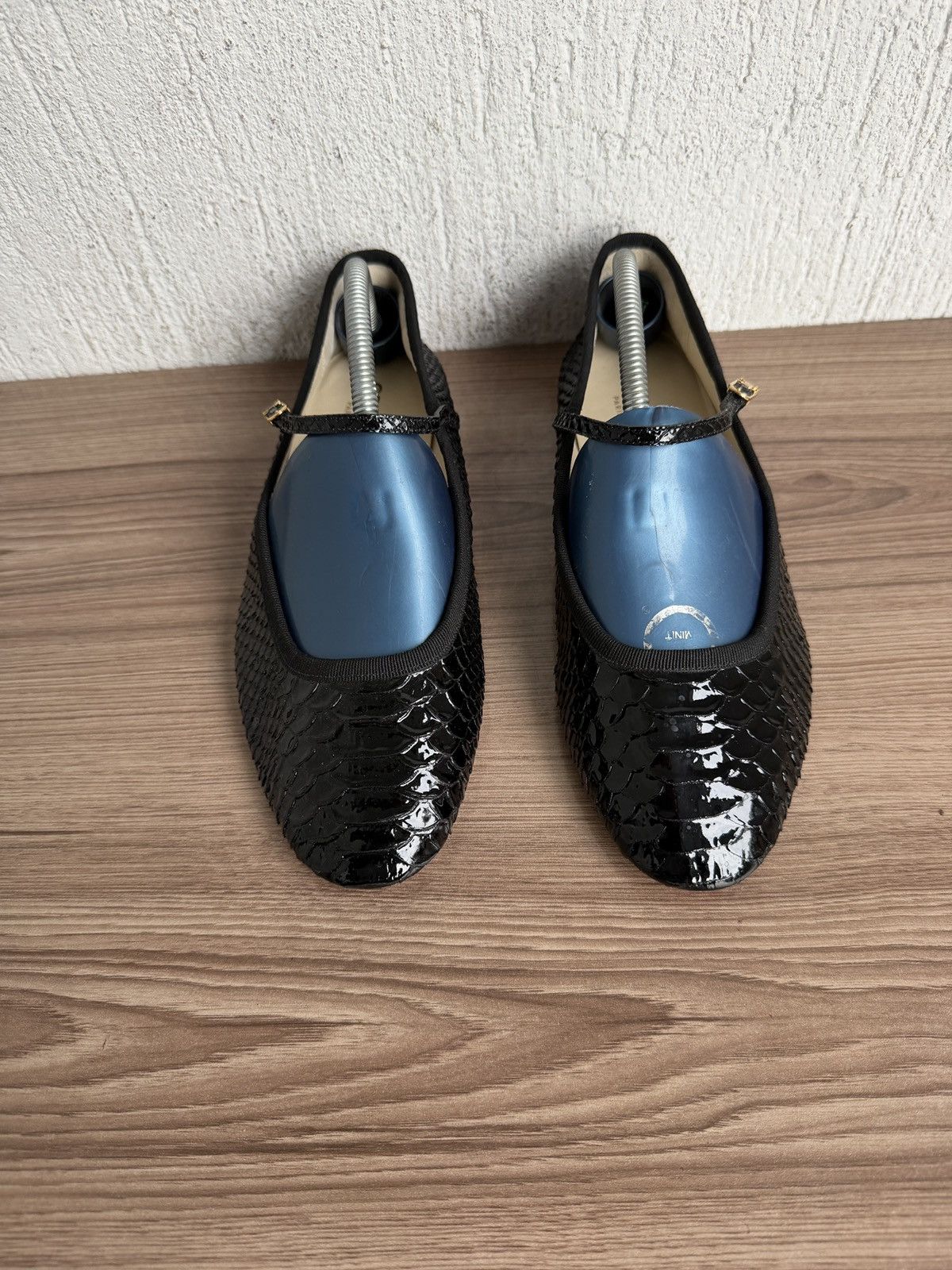 Celine Mary jane ballet python stamped flats Size US 9 / IT 39 - 3 Thumbnail