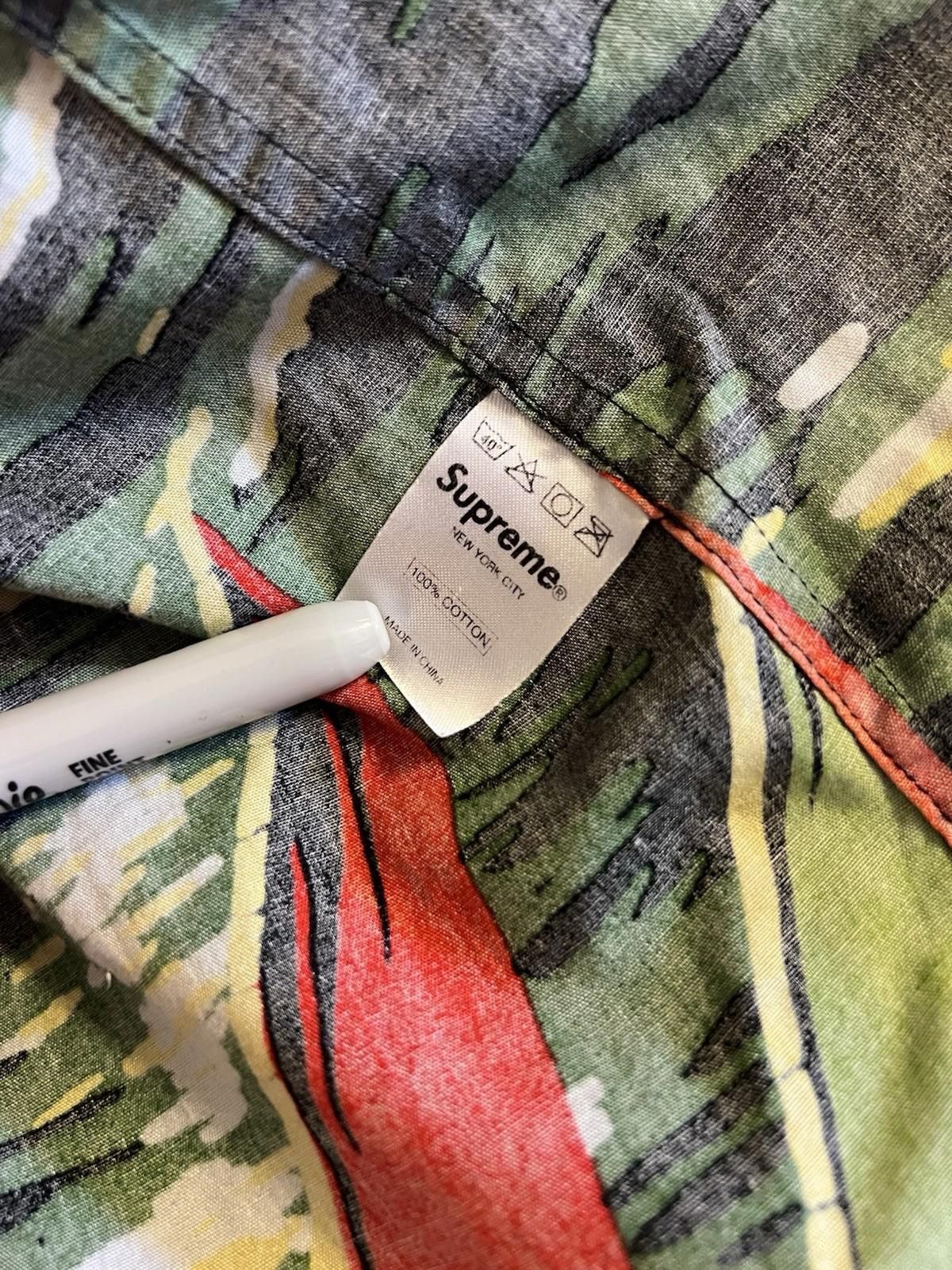 Supreme SS11 Supreme Hawaiian Shirt Green Size M Size US M / EU 48-50 / 2 - 4 Thumbnail