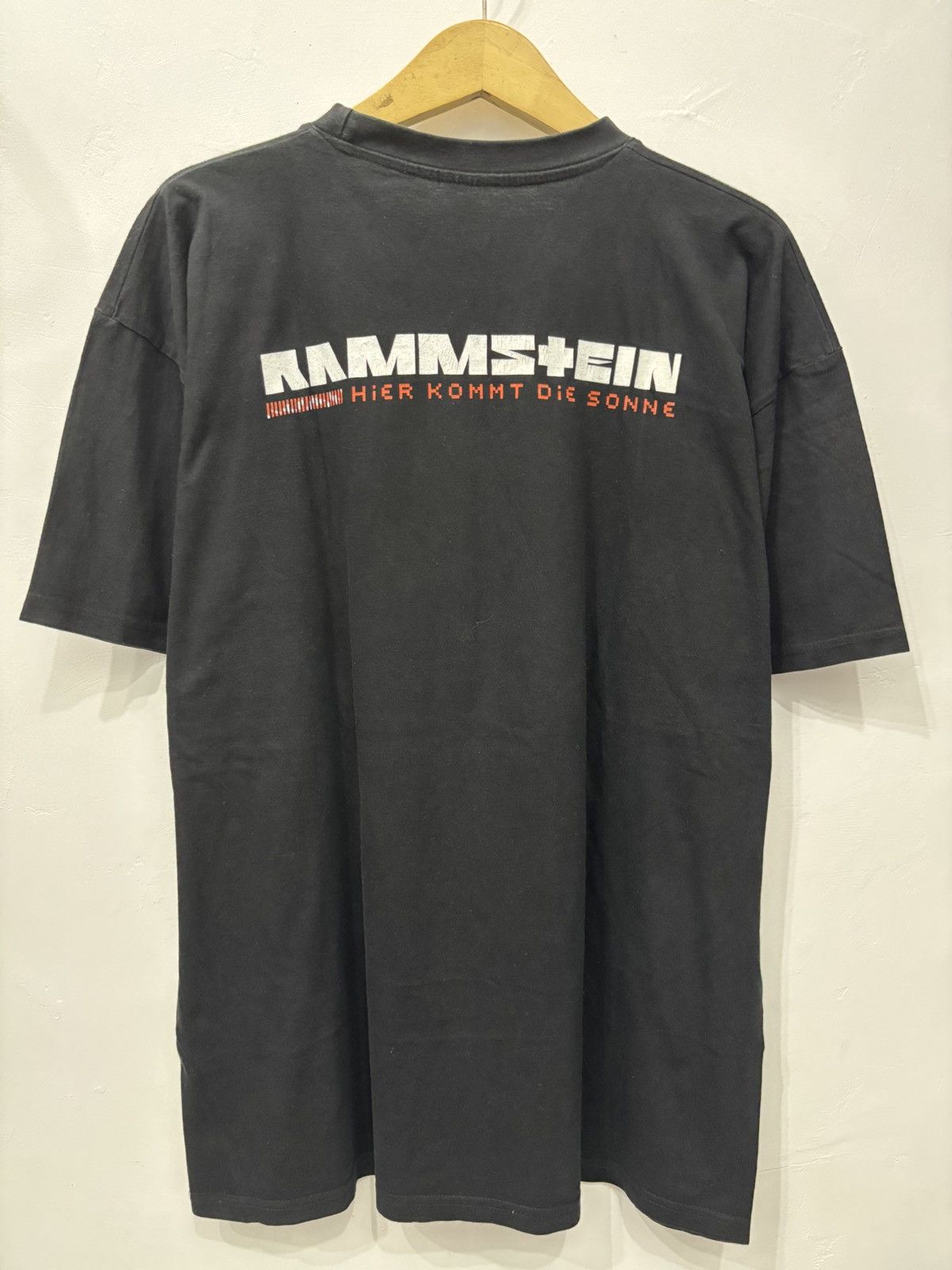 Band Tees Vintage Y2K Rammstein Flame Logo Band Shirt Size US XL / EU 56 / 4 - 2 Thumbnail