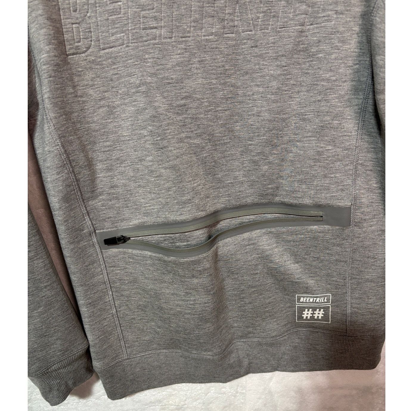 Been Trill BEEN TRILL Heavyweight Pullover Zip Pouch Pocket | Men's S Size US S / EU 44-46 / 1 - 4 Thumbnail