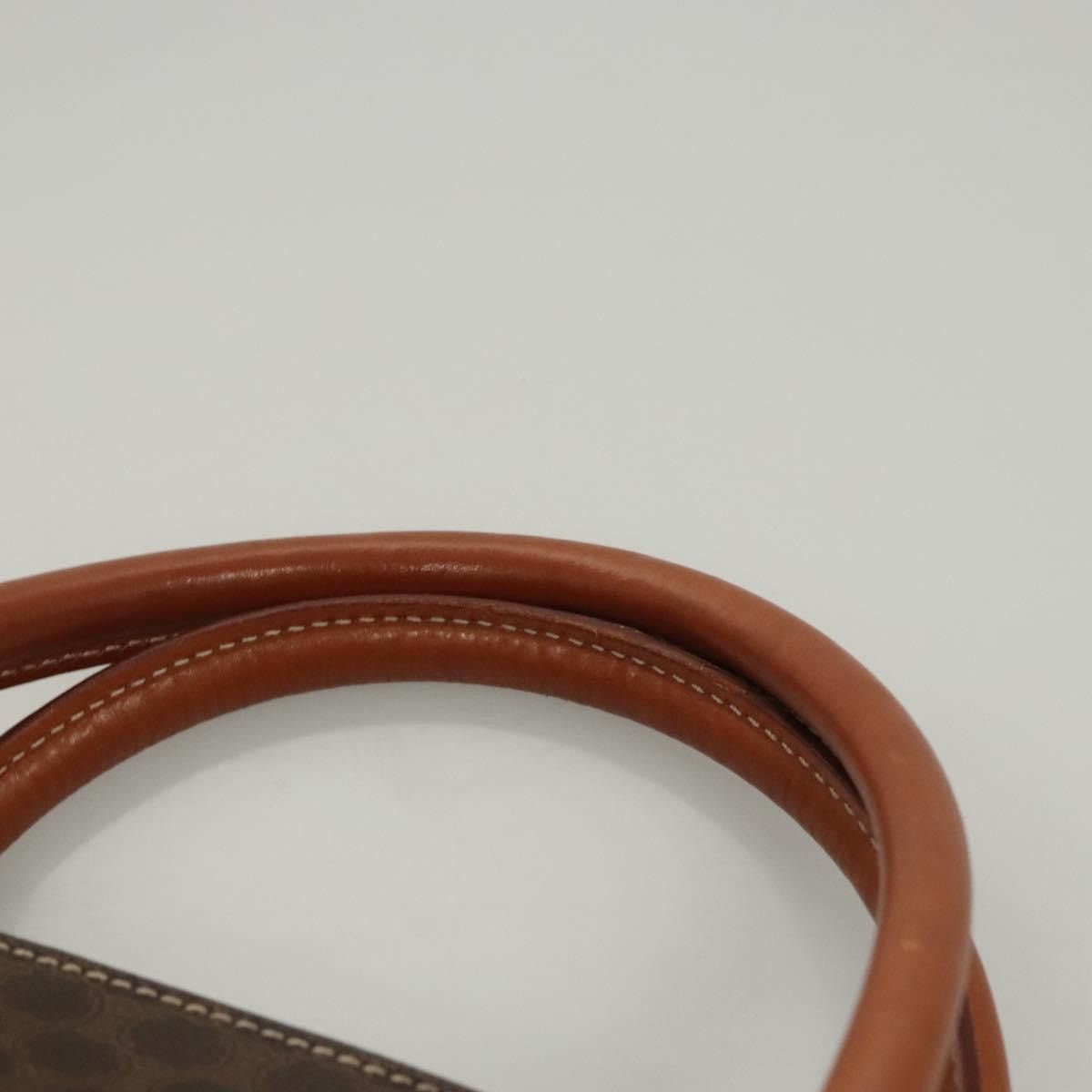 Celine CELINE Macadam Canvas Hand Bag Pvc Leather Brown Gold Size ONE SIZE - 8 Thumbnail