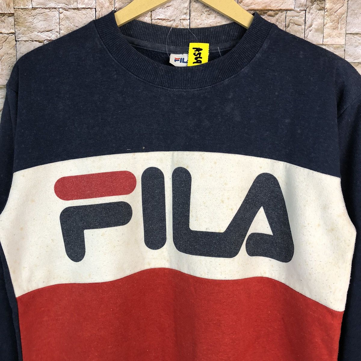 Fila Fila vintage Blue Sweatshirt #A569 Size US S / EU 44-46 / 1 - 9 Thumbnail