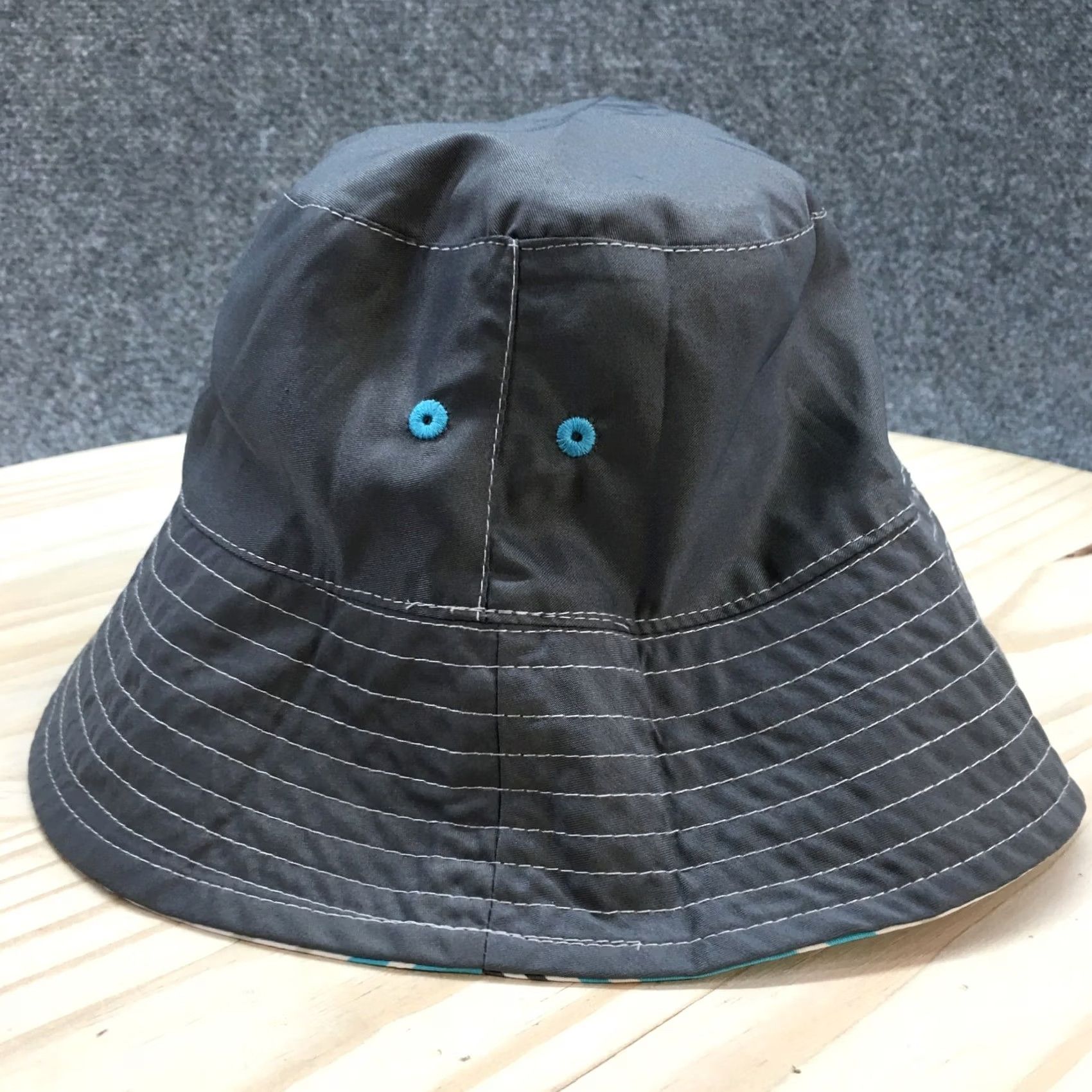 Skin UV Skinz Bucket Hat Mens OS Grey Adjustable Embroidered UPF 50+ Sunwear Size ONE SIZE - 4 Thumbnail