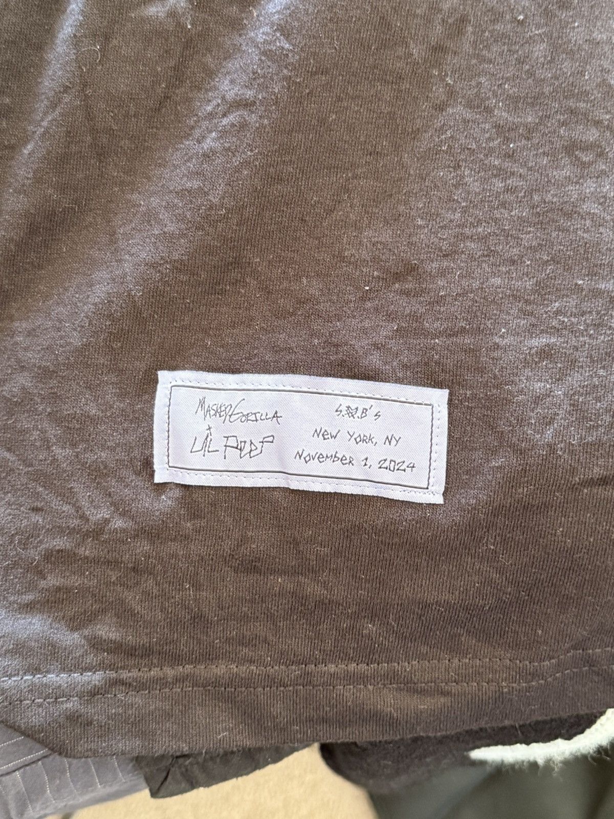 Lil Peep 1/144 Lil Peep X Masked Gorilla 2024 NYC Birthday Show Shirt Size US L / EU 52-54 / 3 - 4 Thumbnail
