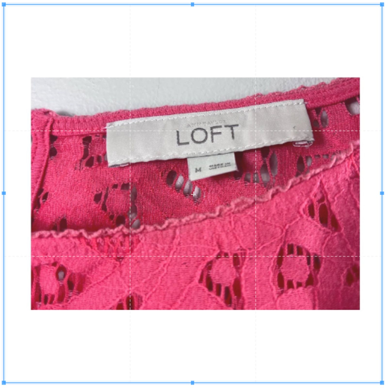 Loft Women's Loft Pink Cheetah Print Lace Blouse M Size M / US 6-8 / IT 42-44 - 2 Thumbnail