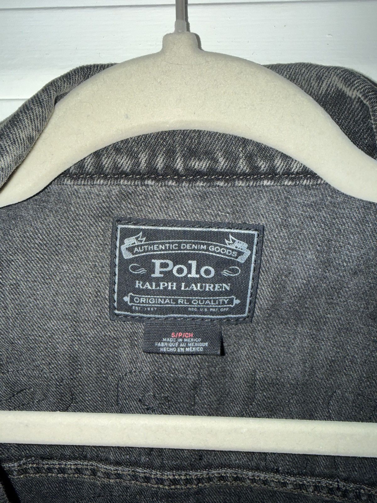 Polo Ralph Lauren Polo Ralph Lauren Varsity Denim Jacket Bulldog Patch Size S Size US S / EU 44-46 / 1 - 4 Thumbnail