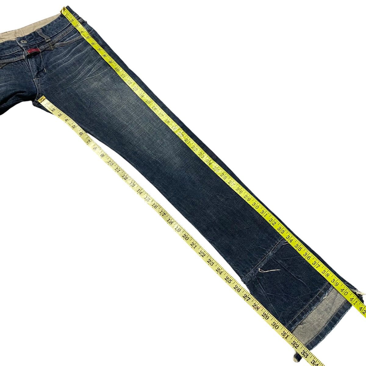 Marithe + Francois Girbaud Marithe Francois Girbaud Denim Flare Jeans Size 28" / US 6 / IT 42 - 17 Thumbnail
