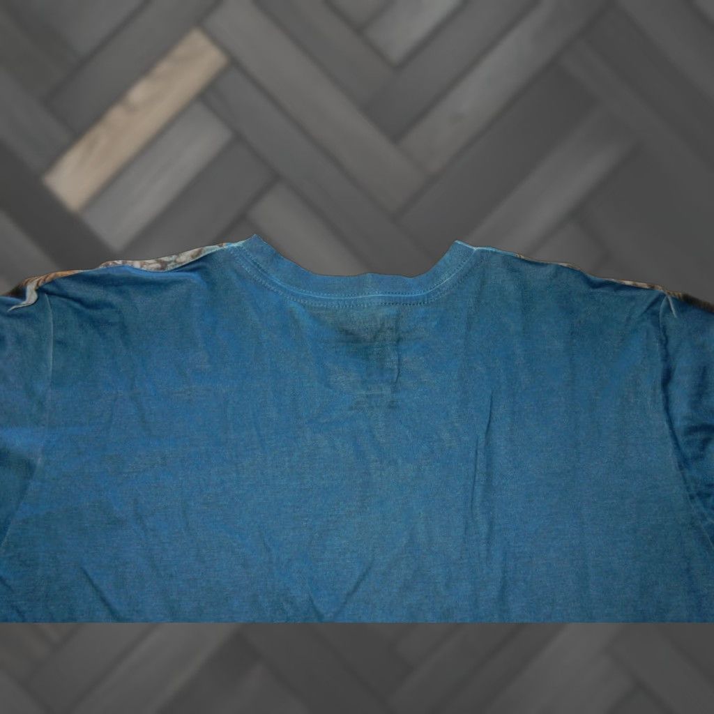Vintage Men's T Shirt M Tupac Shakur Graphic Print Blue Polyester Size US M / EU 48-50 / 2 - 1 Thumbnail