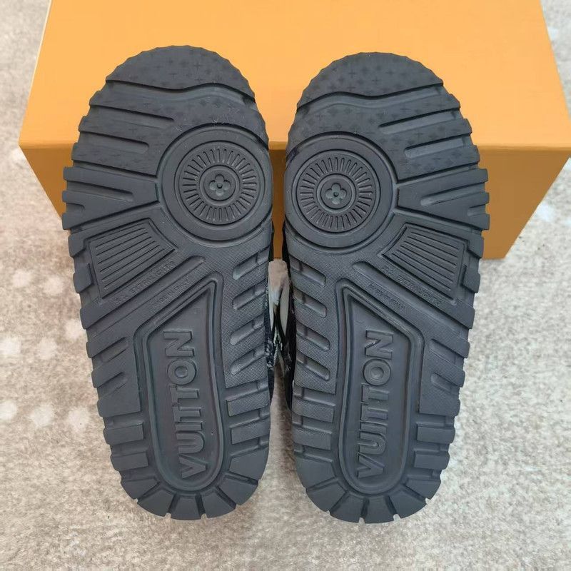 Louis Vuitton Louis Vuitton Trainer Maxi Black and White Sneakers -2508 Size US 7.5 / EU 40-41 - 4 Thumbnail