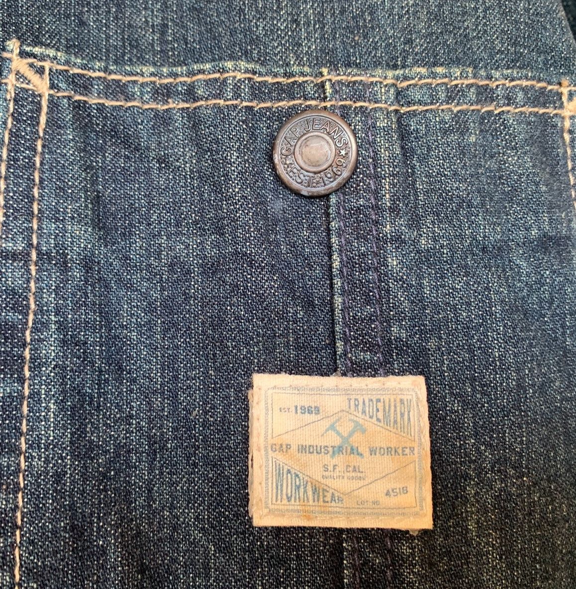 Gap Gap Denim Chore jacket Lining sherpa Size US M / EU 48-50 / 2 - 9 Thumbnail