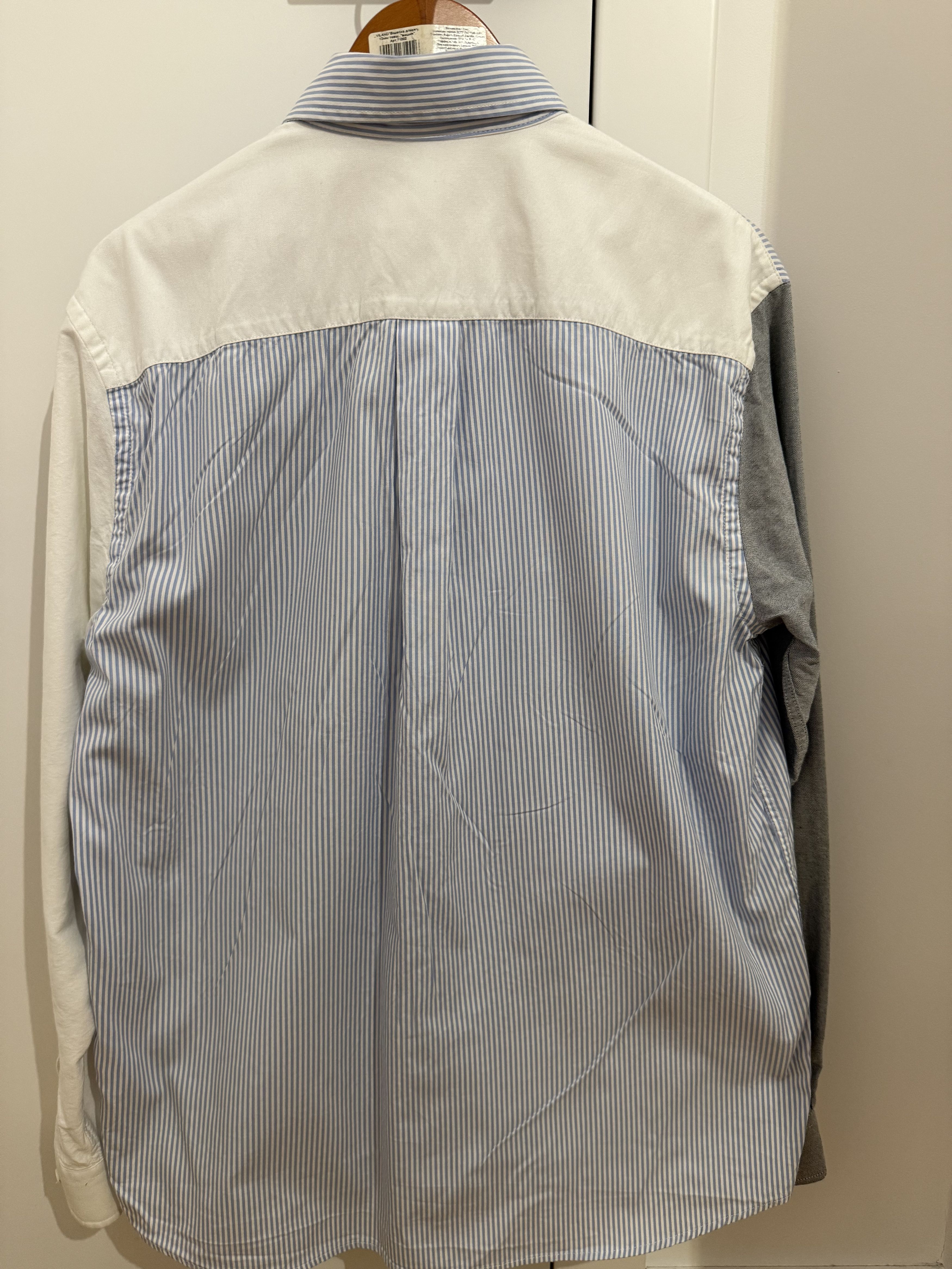 JW Anderson JW ANDERSON CLASSIC FIT PATCHWORK SHIRT Size US M / EU 48-50 / 2 - 2 Thumbnail