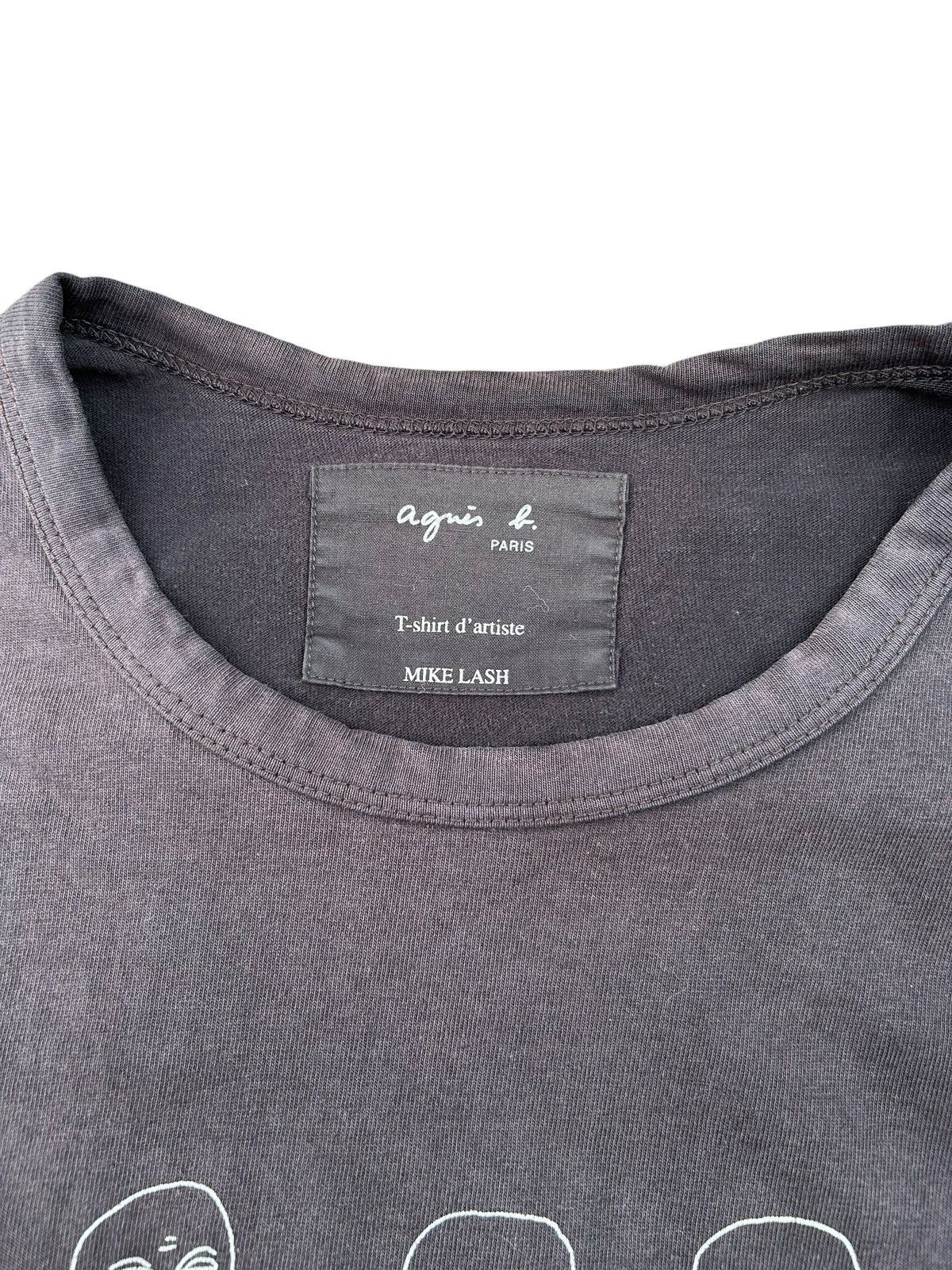 agnes b. Thrashed Agnes B x Mike Lash Pop Art SunFaded Shirt Size US M / EU 48-50 / 2 - 6 Thumbnail
