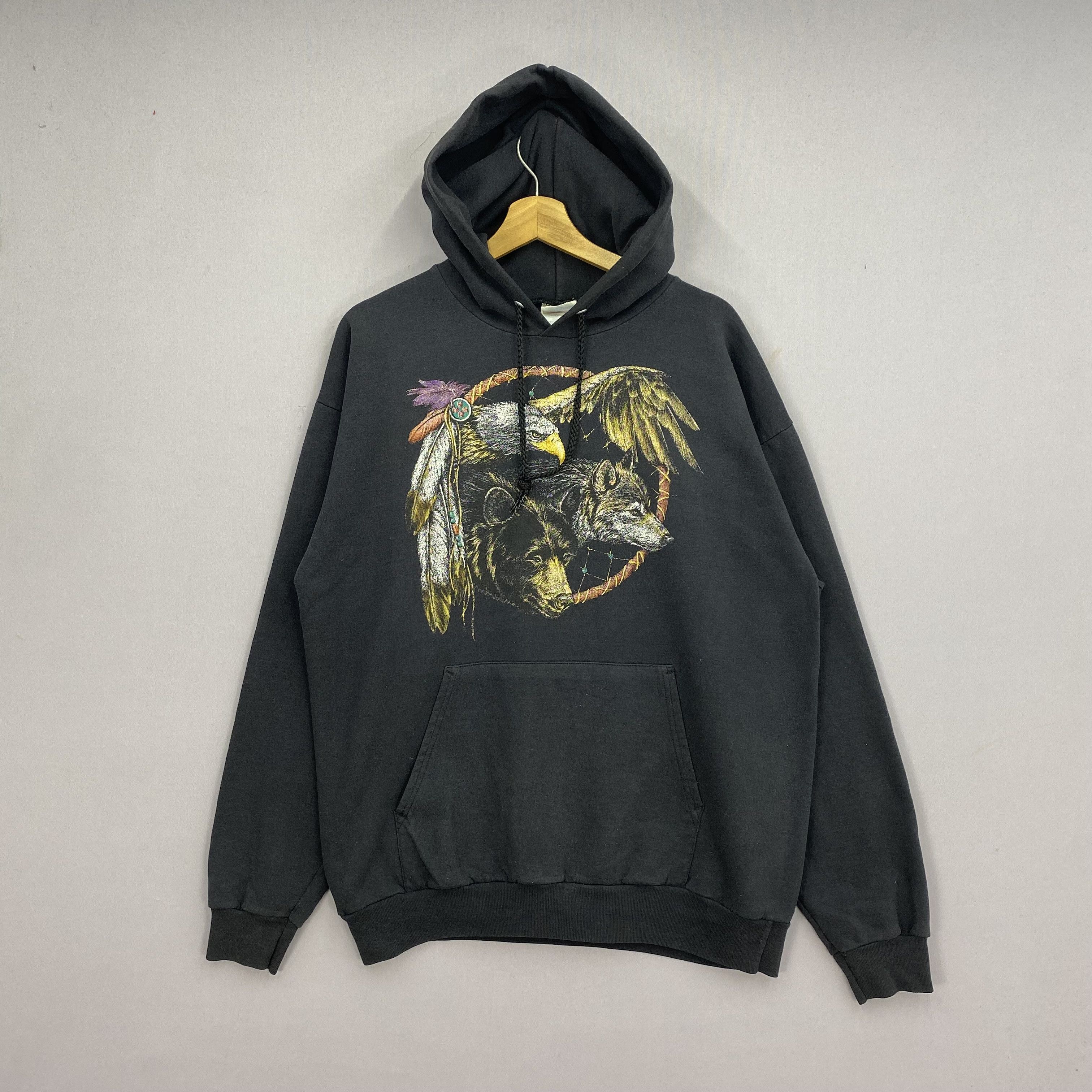 Native Vintage Native Indian Americana Sweater Hoodie Sweatshirt Size US L / EU 52-54 / 3 - 3 Thumbnail