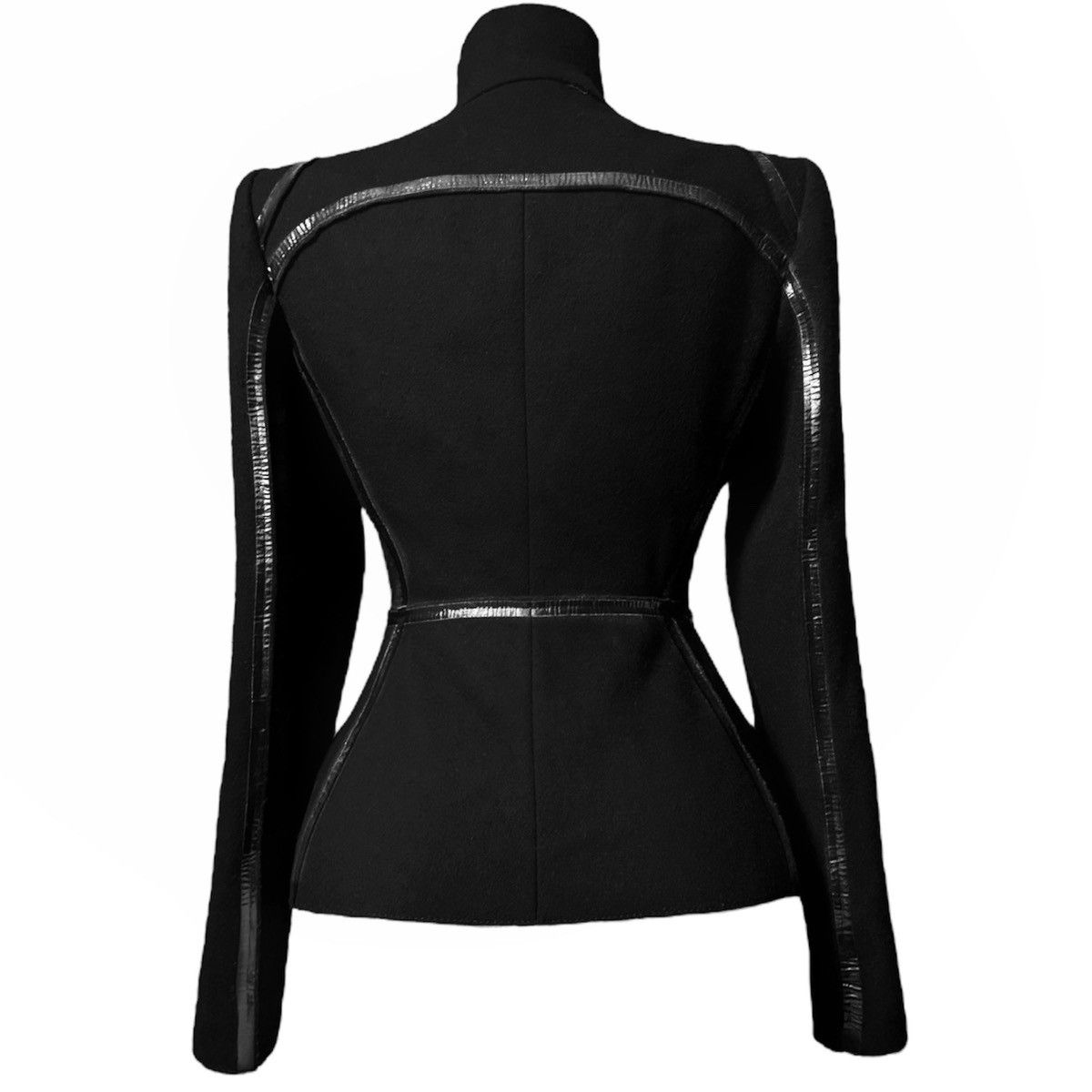 Prada Prada archive jacket FW 2007 with leather inserts Size S / US 4 / IT 40 - 3 Thumbnail