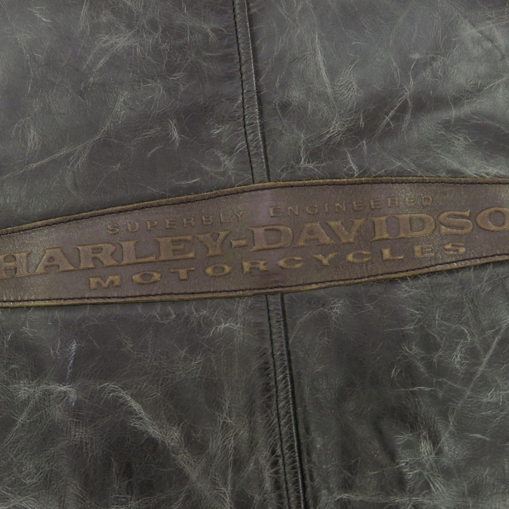 Harley Davidson Harley-Davidson Leather Vest XXL Mens Black Anniversary Patches Pins Side Laces Vintage Bike Vest Size US XXL / EU 58 / 5 - 4 Thumbnail