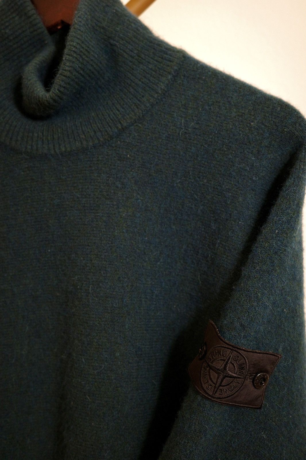 Stone Island Stone Island Shadow Project wool knit green&black sweater Size US L / EU 52-54 / 3 - 5 Thumbnail