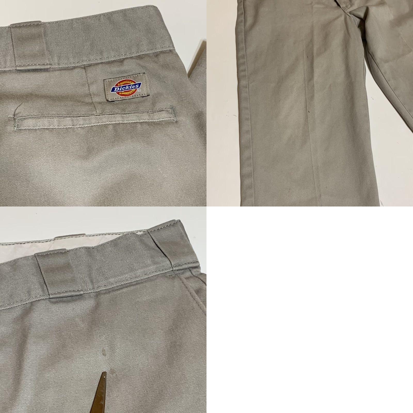 Dickies VINTAGE Dickies Gray Work Skater Pants Mens 36x25 Pants 1980s Work Mens Gray Dickies 36x25 Size US 36 / EU 52 - 8 Thumbnail
