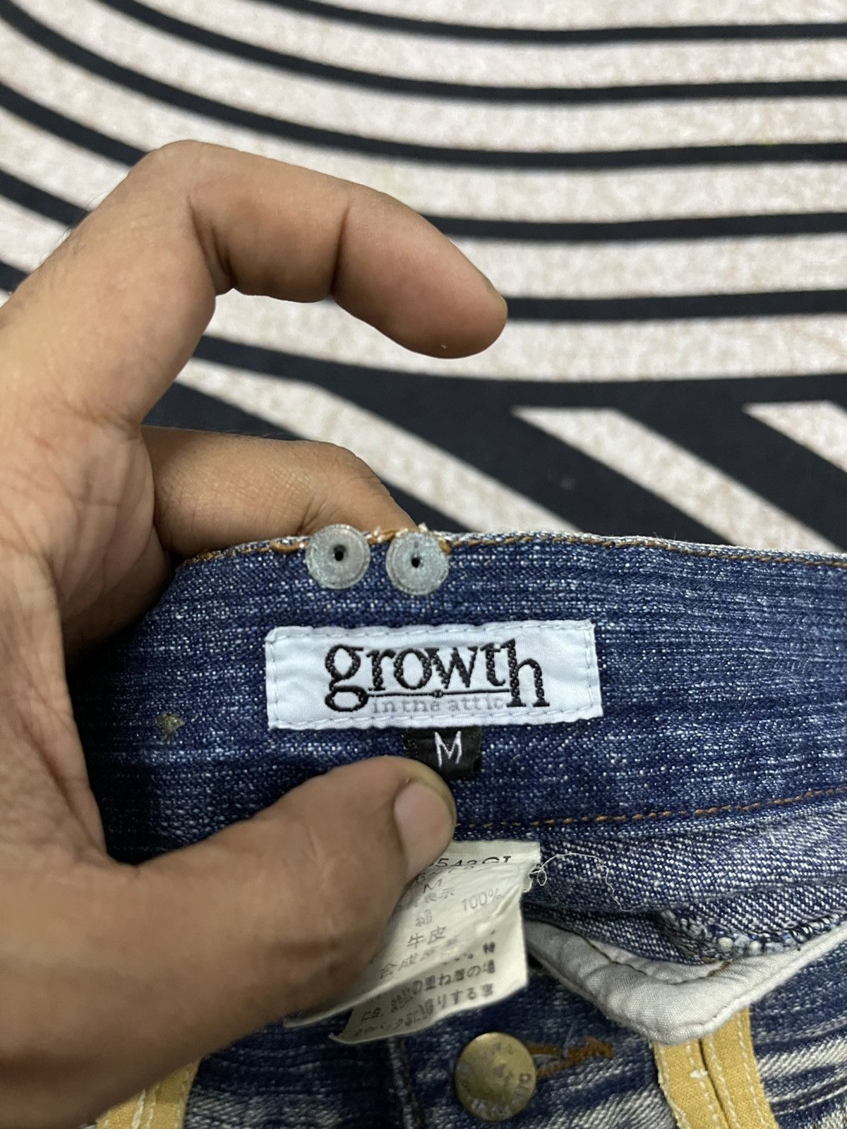In The Attic 2000s IN THE ATTIC FLARE STUDDED EMBROIDERY JEANS RARE Size US 30 / EU 46 - 12 Thumbnail