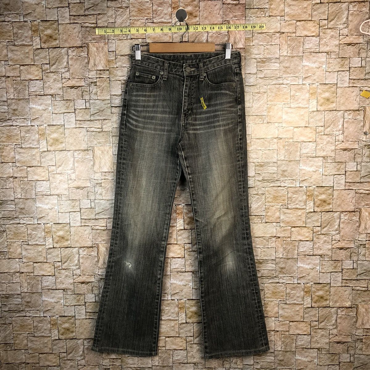 Japanese Brand Uniqlo japan faded Black Denim Pants #A1011 Size 25" / US 0 / IT 36 - 1 Thumbnail