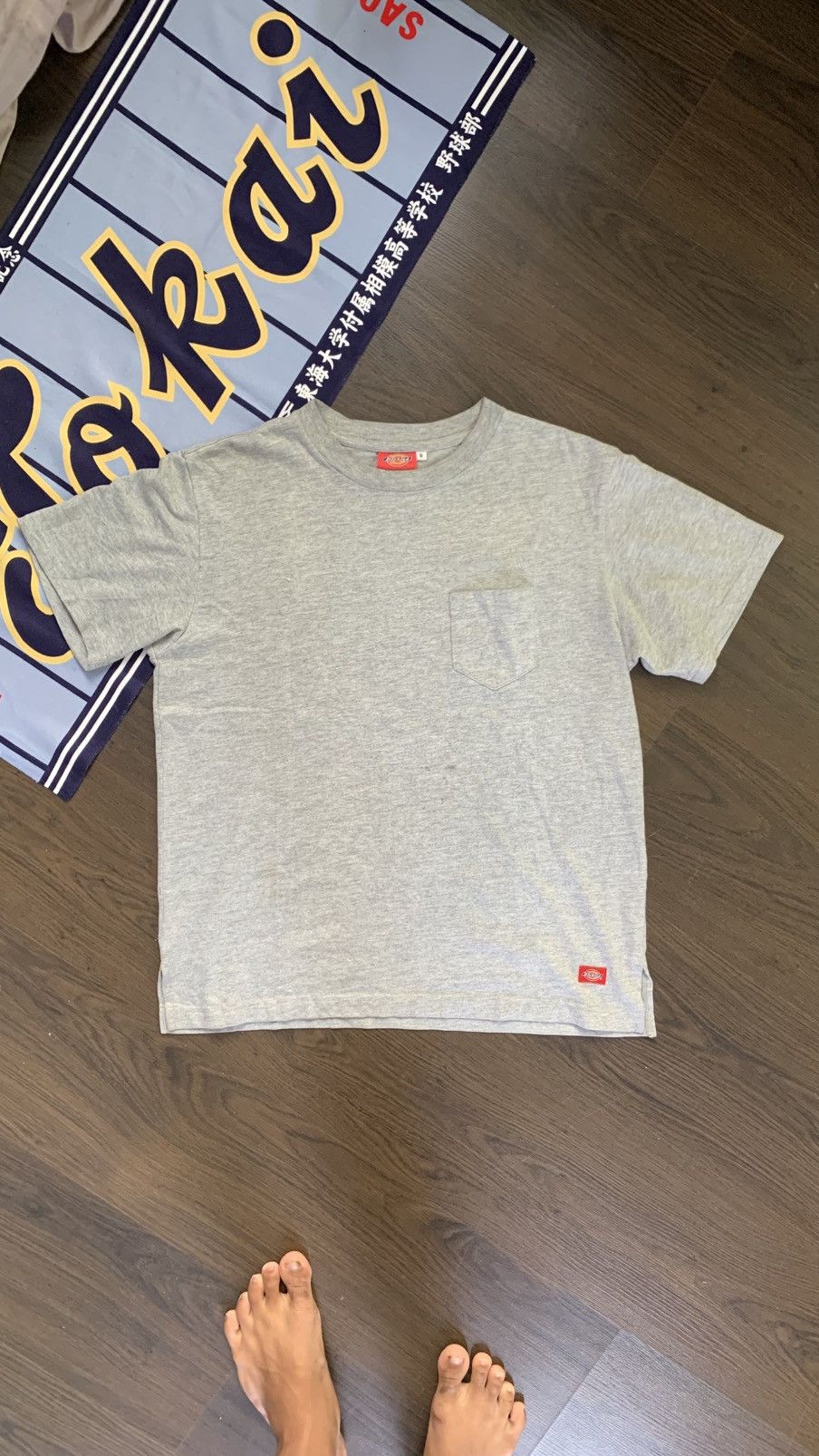 Dickies DICKIES POCKET TEE (LIGHT GREY) Size US S / EU 44-46 / 1 - 1 Thumbnail