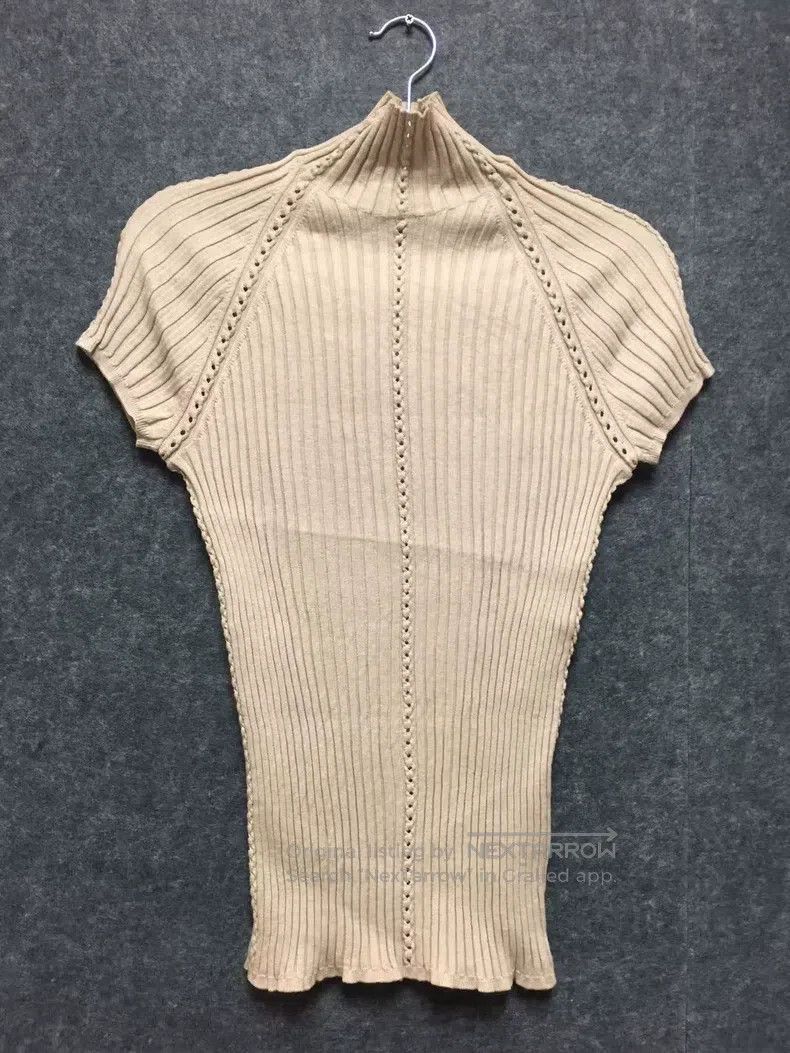 Hermes Hermes Half High Neck Knit Short Sleeve Size S / US 4 / IT 40 - 1 Thumbnail