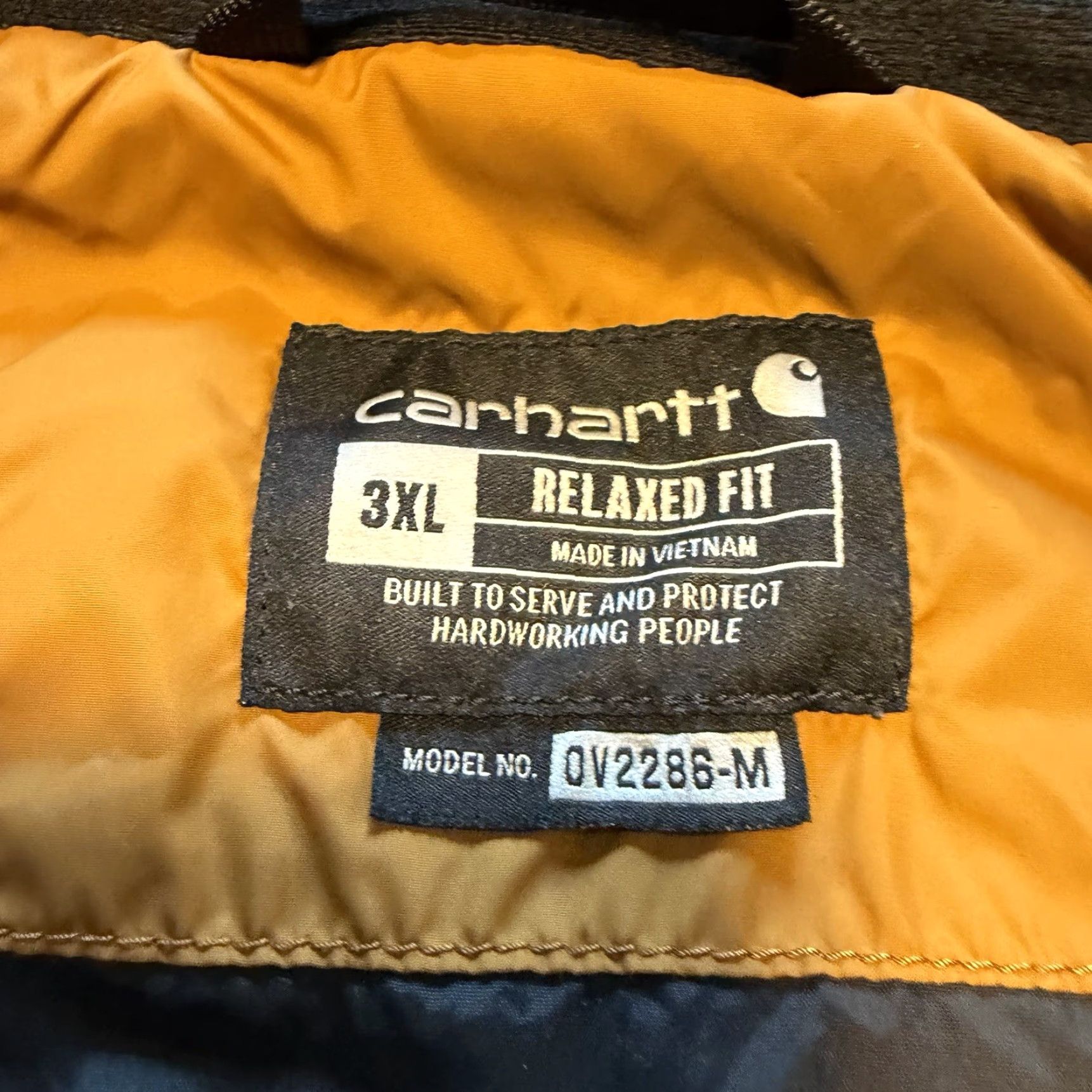 Carhartt Carhartt Rain Defender Vest Men’s 3XL Brown Insulated Full Zip Puffer OV2286-M Size US XXL / EU 58 / 5 - 4 Thumbnail