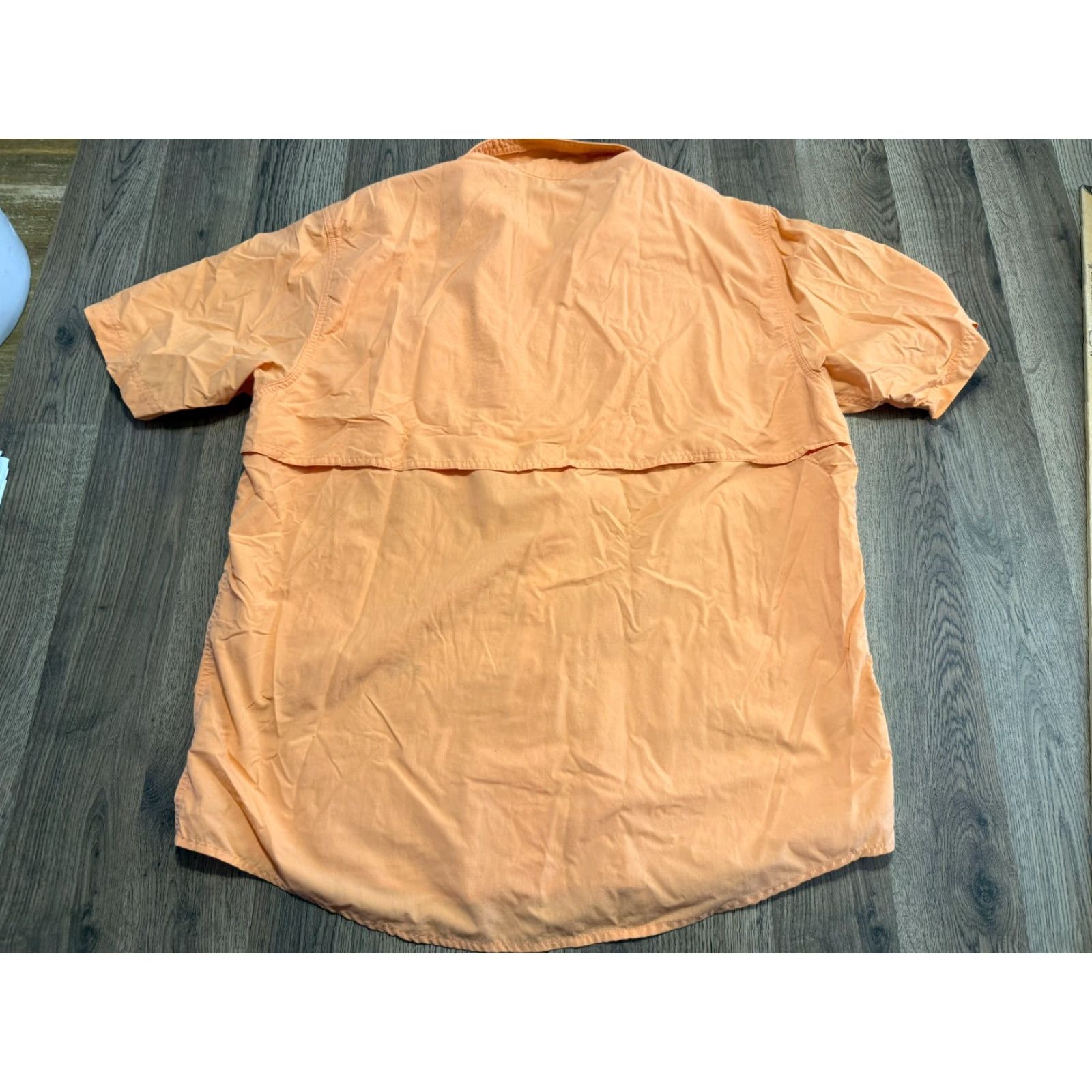 Vintage Gander Mountain Guide Series Shirt Men's Large Orange Short-Sleeve Button-Up Shirt Size US L / EU 52-54 / 3 - 2 Thumbnail