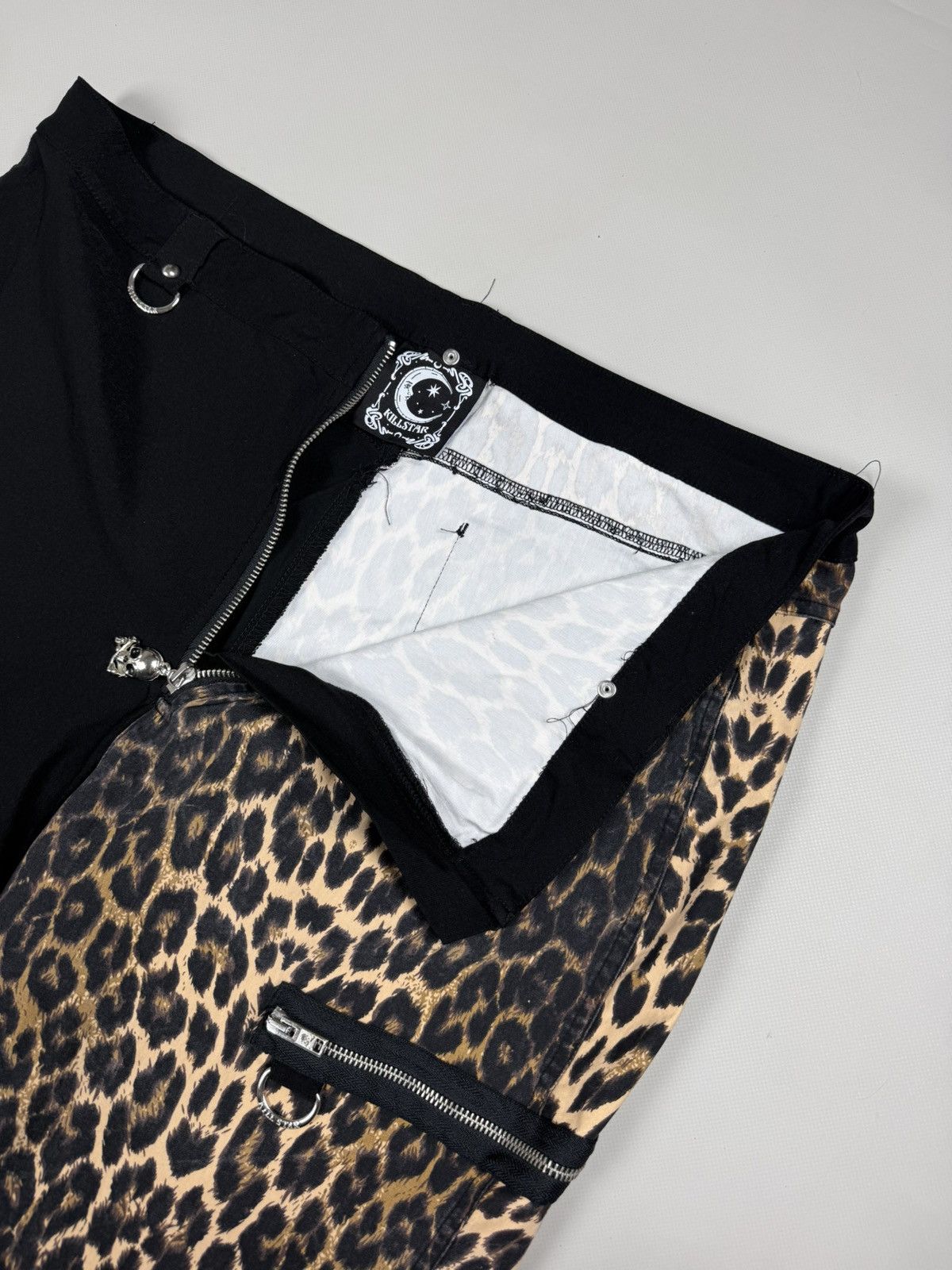 Killstar Killstar Ladies Gothic Leopard Pattern Pants Trousers Size 40" / US 18 - 15 Thumbnail
