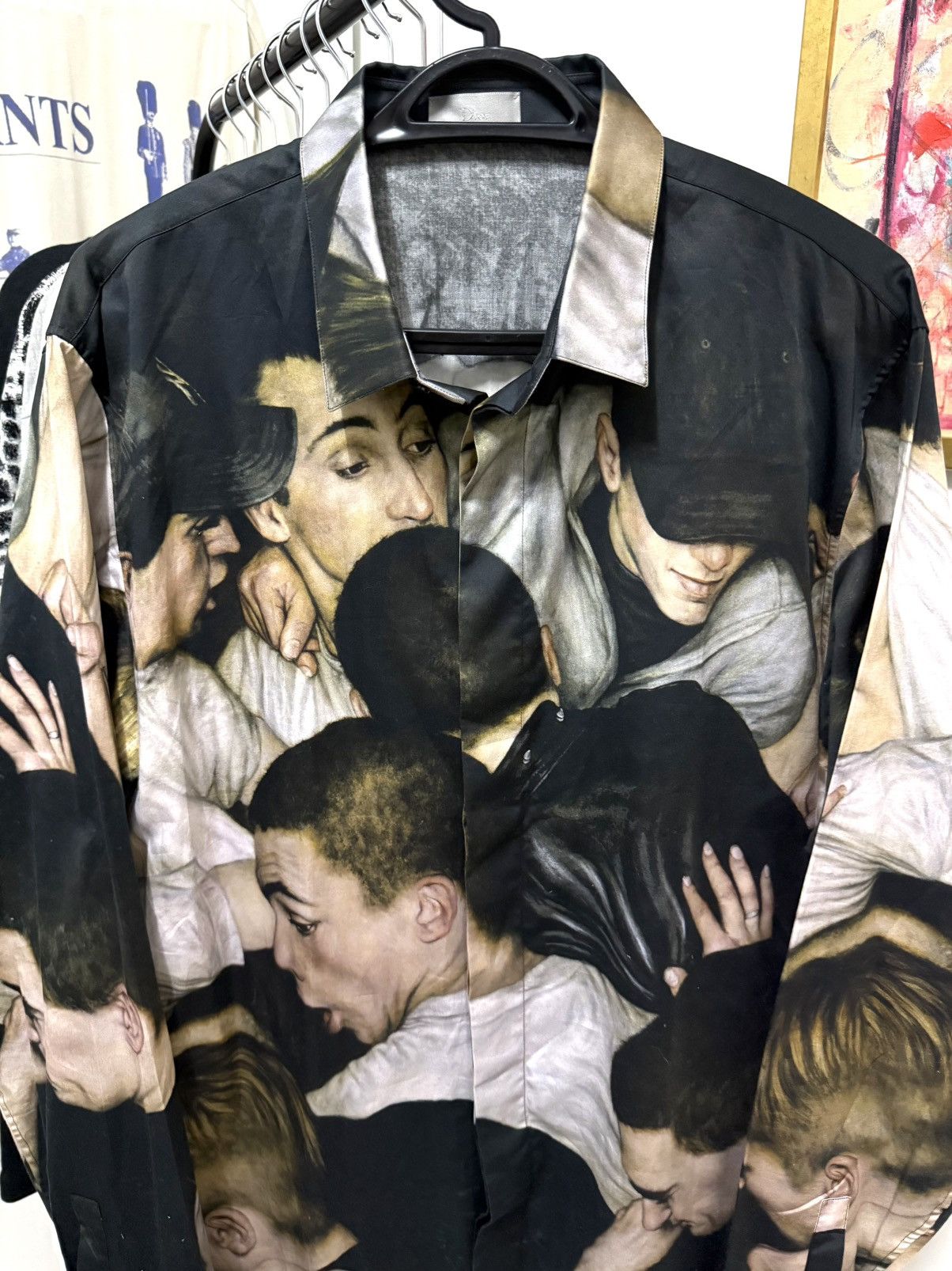 Dior FW17 Runway Dior Homme Dan witz "moshpit" Shirt Size US M / EU 48-50 / 2 - 2 Thumbnail