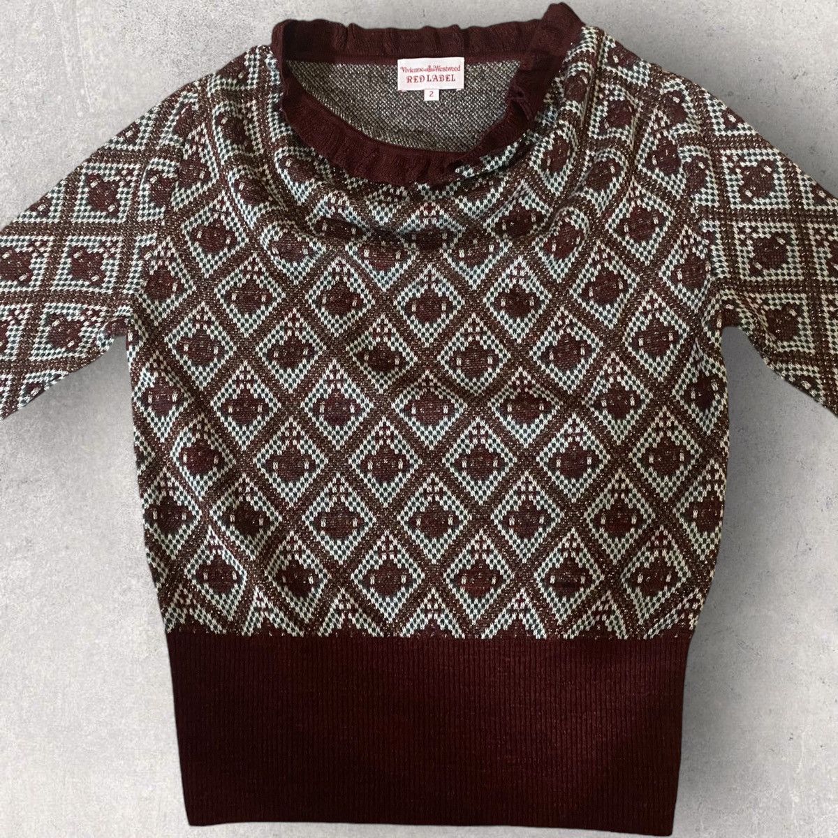 Vivienne Westwood VW Red Label Glitter Orb Cowl Collar Sweater Size M / US 6-8 / IT 42-44 - 1 Thumbnail