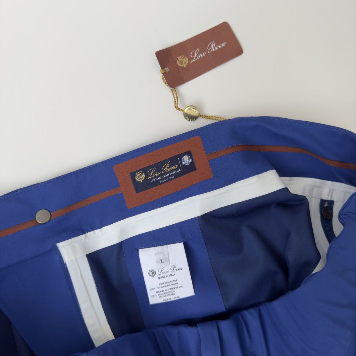 Loro Piana Loro Piana Taped Seams Euro Waterproof Trousers / Pants Size US 34 / EU 50 - 12 Thumbnail