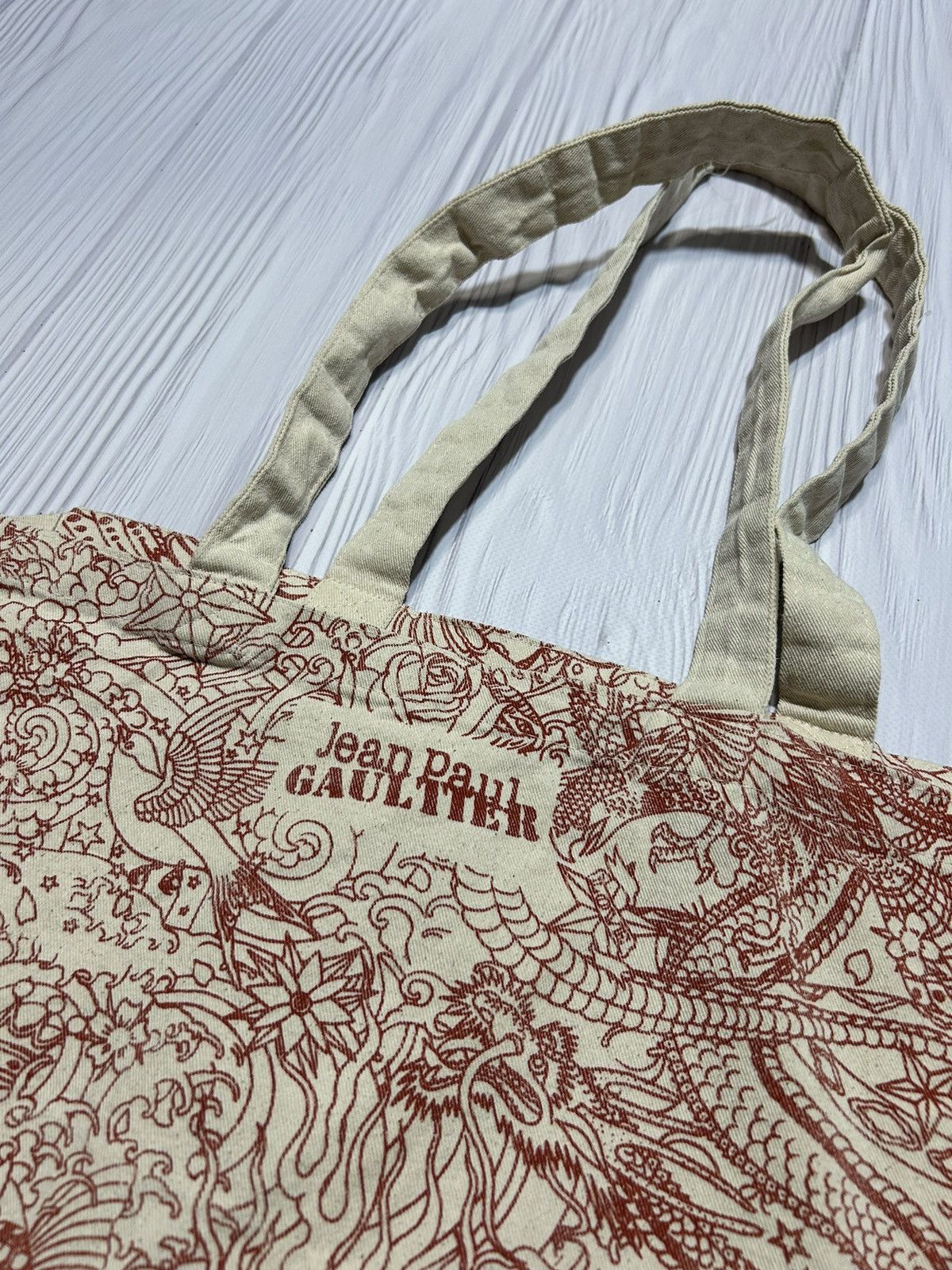 Vintage JPG Jean Paul Gaultier Dragon Fish Animal Shopper Bag Size ONE SIZE - 5 Thumbnail