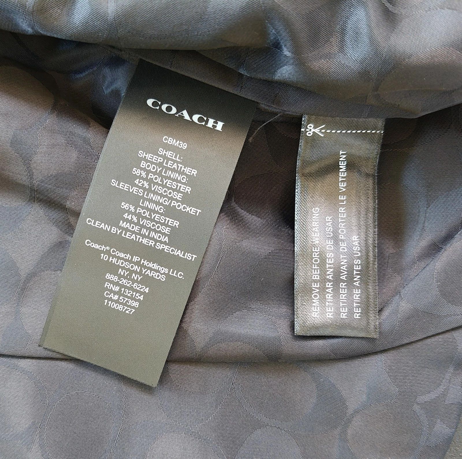 Coach Coach Leather Racer Jacket FTP 5075 Size US XL / EU 56 / 4 - 9 Thumbnail