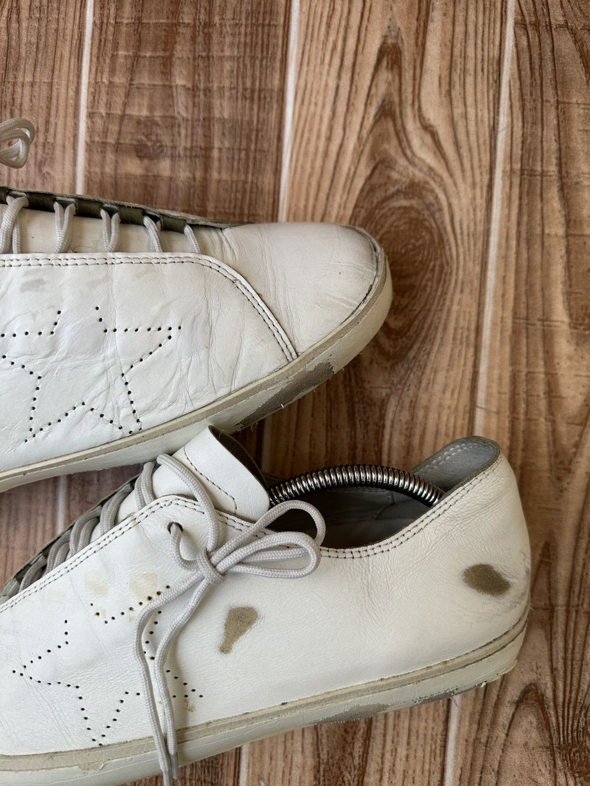 Golden Goose Golden Goose GGDB Superstar White Leather Lowtop Sneaks Size US 9 / EU 42 - 11 Thumbnail