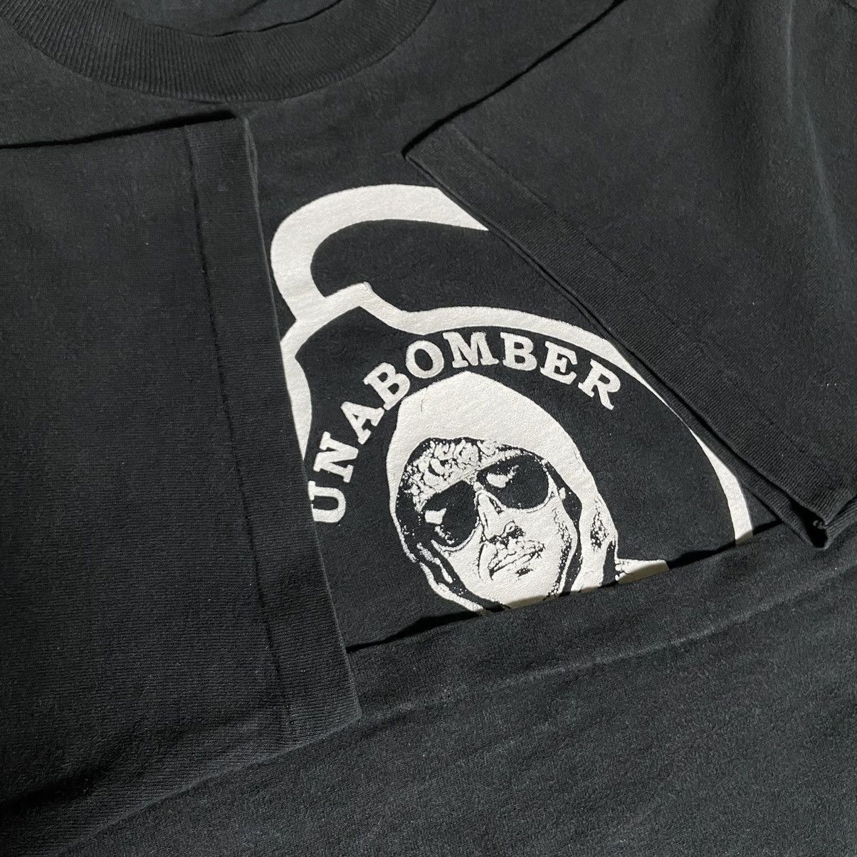 Vintage Vintage 90s Unabomber Montana Ted Kaczynski Graphic T-Shirt Size US XL / EU 56 / 4 - 5 Thumbnail