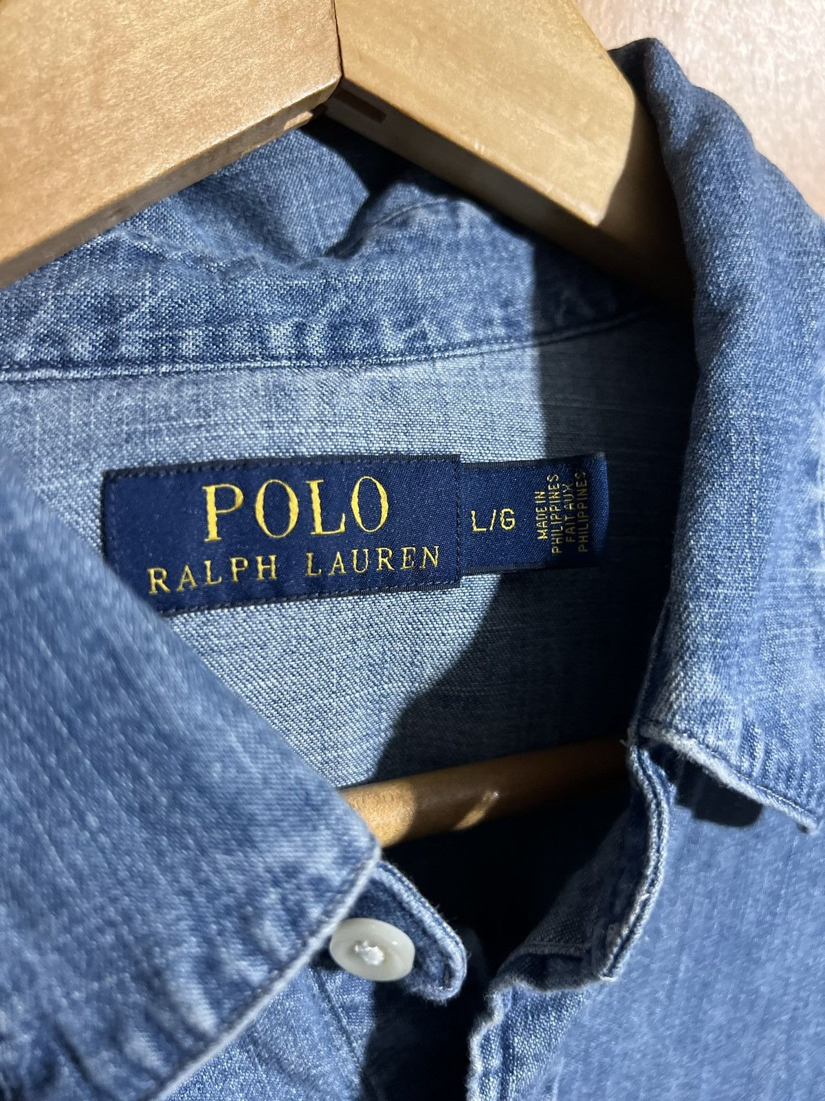 Polo Ralph Lauren Polo Ralph Lauren Denim Jean Jacket Lightweight Size US L / EU 52-54 / 3 - 2 Thumbnail
