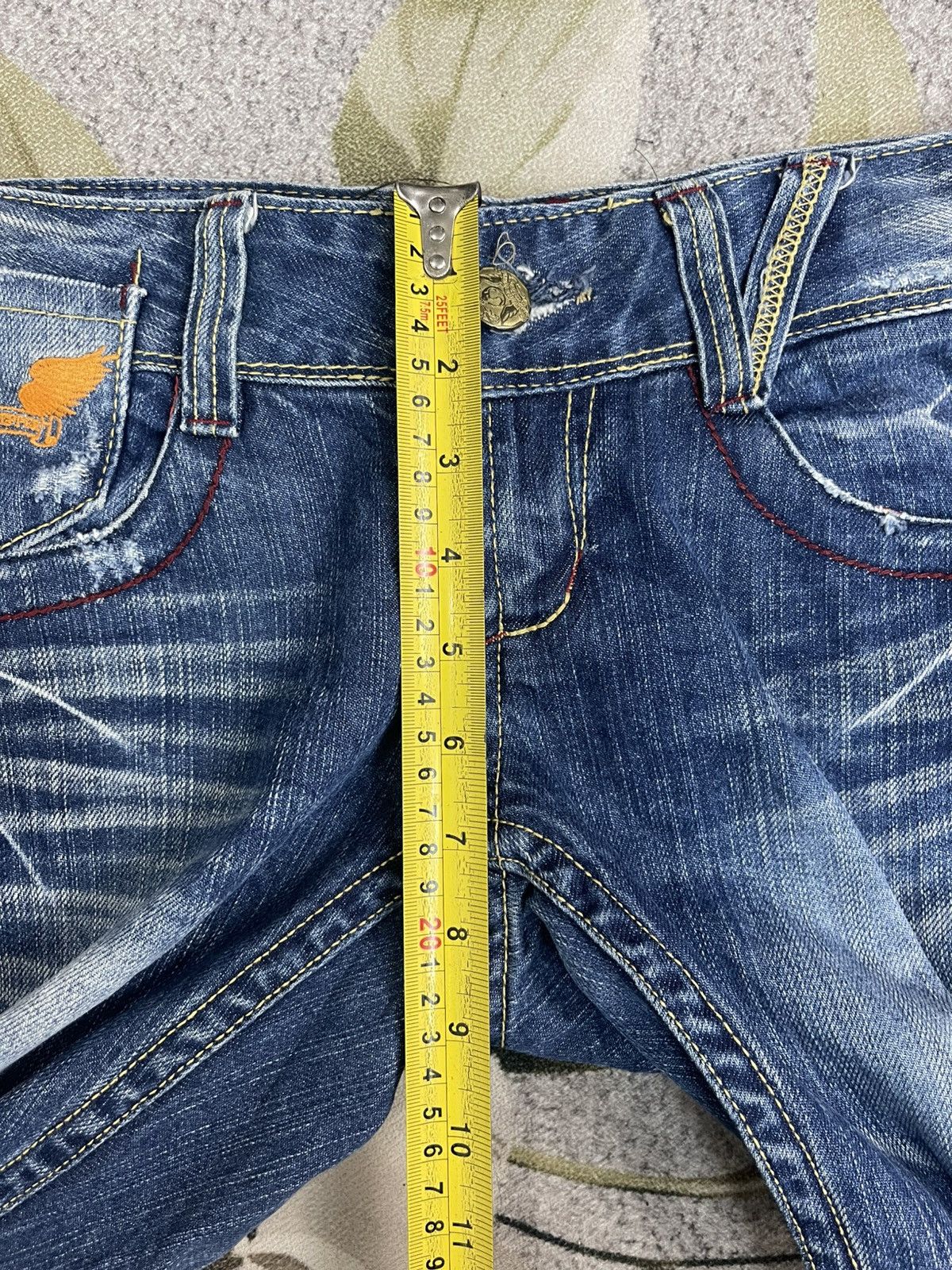 Japanese Brand Red Pepper Jeans Flare Streetwear Size 25" / US 0 / IT 36 - 13 Thumbnail