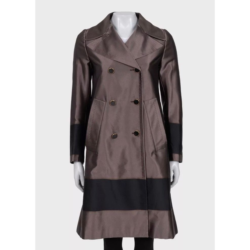 Gucci Gucci Double-Breasted A-Line Coat - IT 40 / S Size S / US 4 / IT 40 - 1 Thumbnail