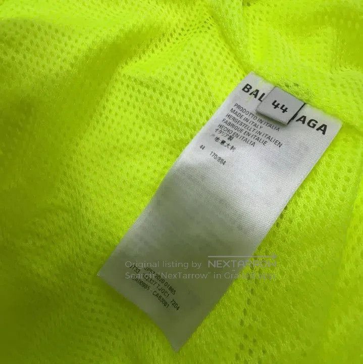 Balenciaga Balenciaga SS21 Neon Yellow Long Sleeve Jacket. Size US L / EU 52-54 / 3 - 2 Thumbnail